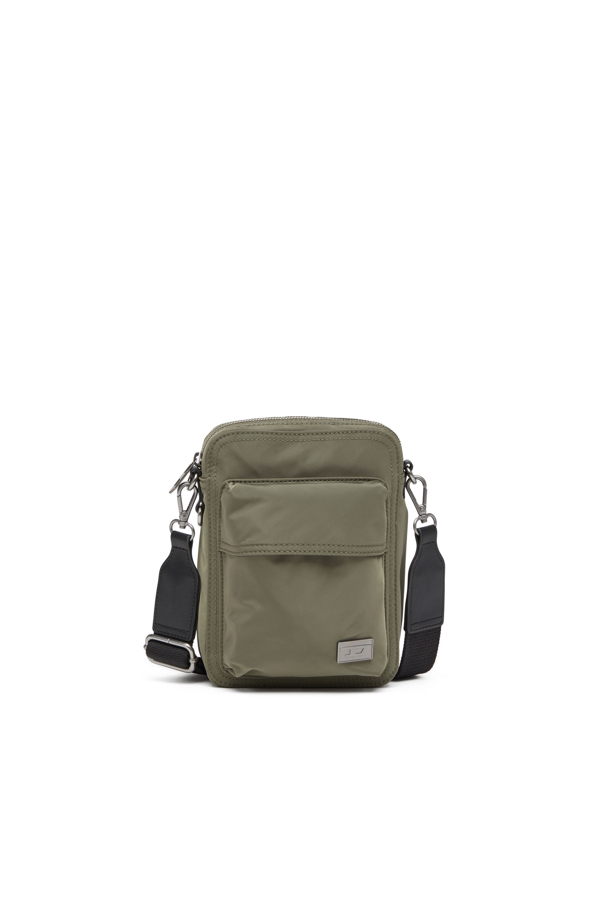Diesel - MULTI-PKTS CROSSBODY X, Sac à bandoulière en étoffe utilitaire Mixte in Vert - 1