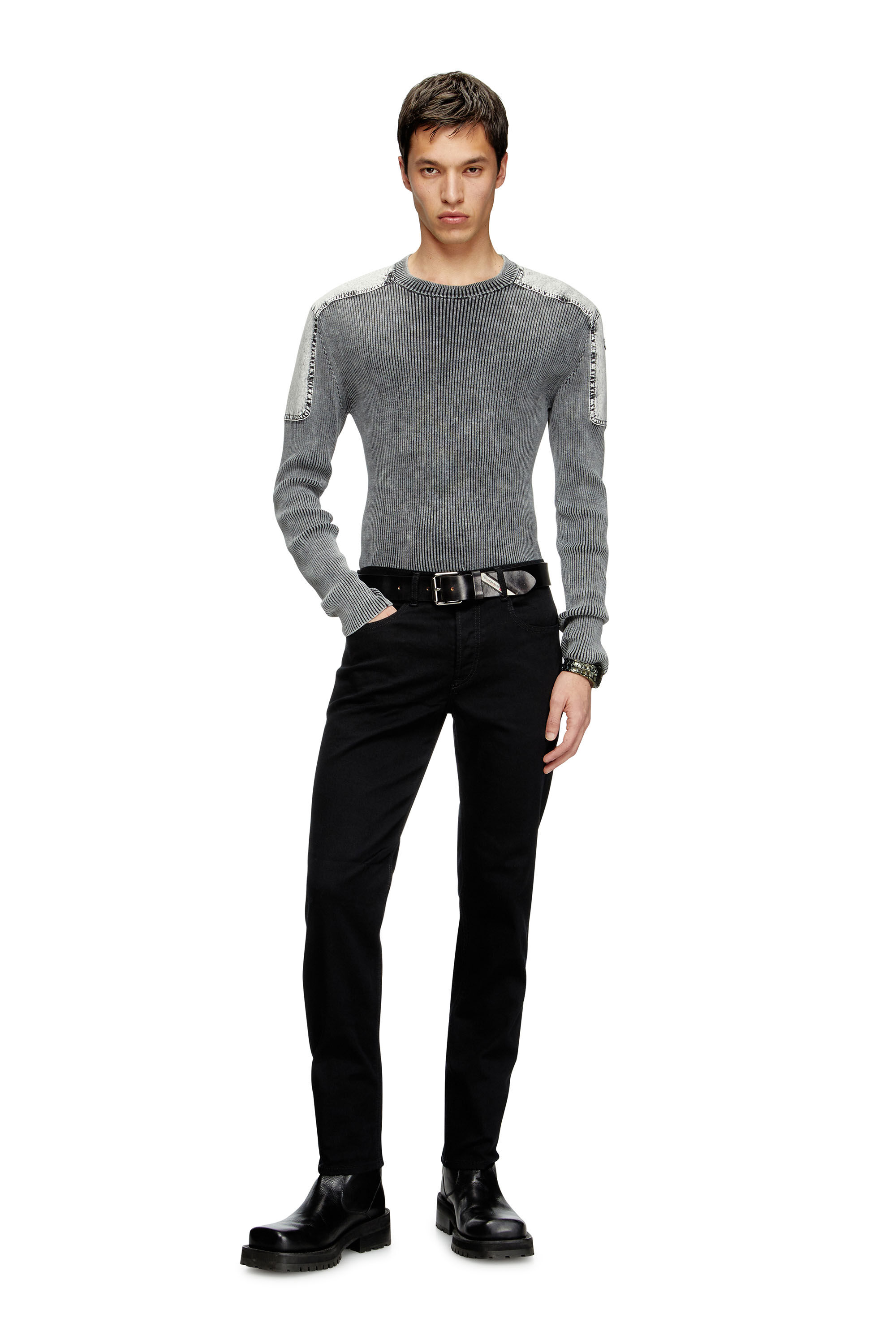 Jeans Regular Homme Noir Gris fonce Diesel 2023 D Finitive
