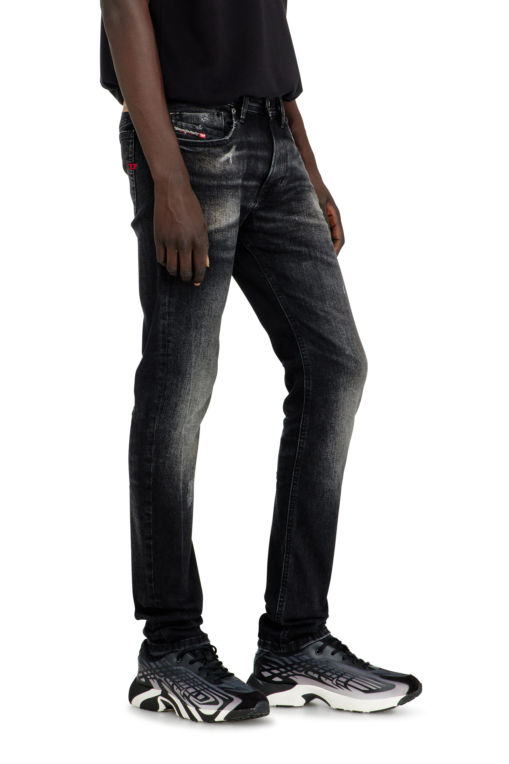 Diesel - Skinny Jeans 1979 Sleenker 0DBDP Homme, Noir/Gris fonc&eacute; - Image 7