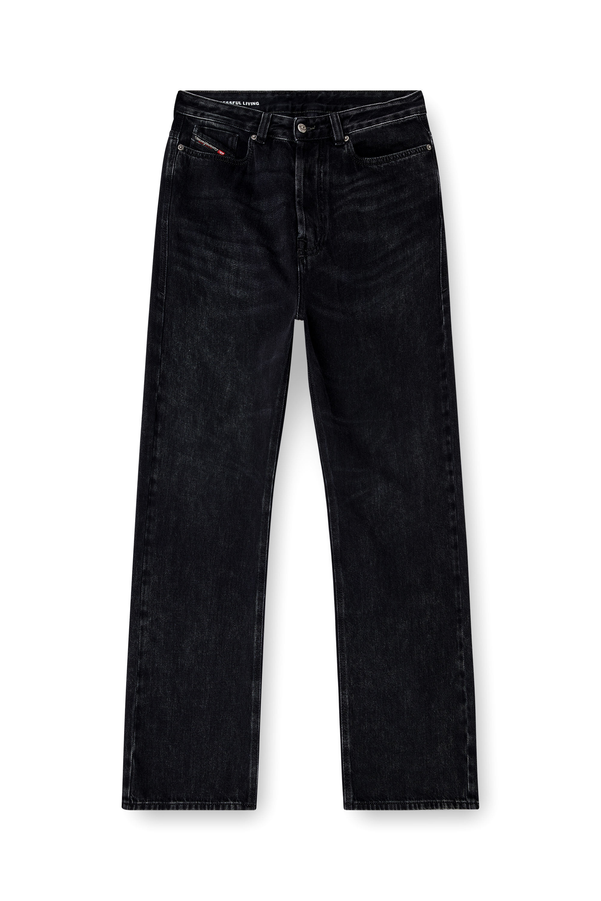 Diesel - Relaxed Jeans 1980 D-Eeper 09P09 Homme, Noir/Gris foncé - Image 2
