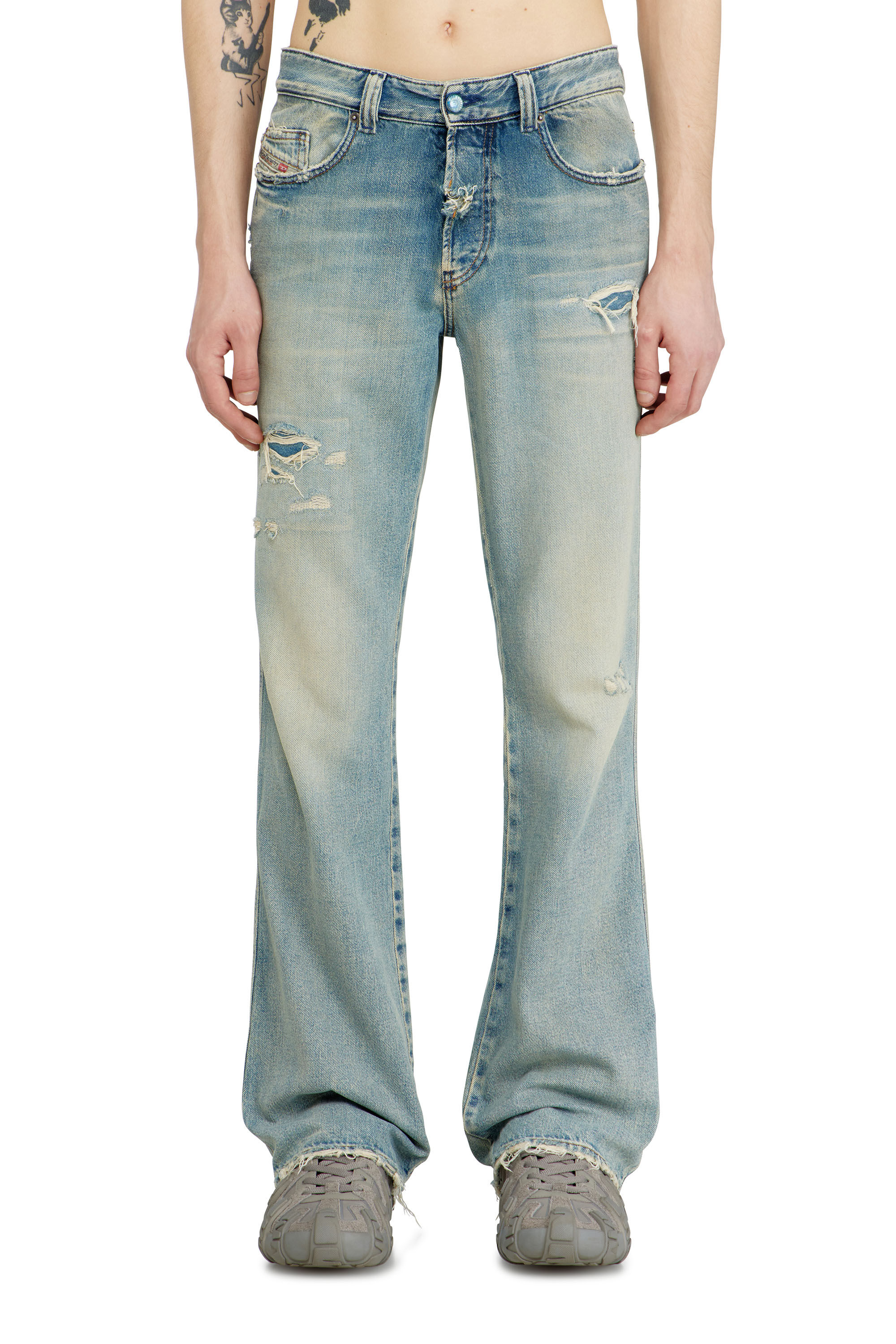 Diesel - Bootcut Jeans 1998 D-Buck 09N23 Homme, Bleu Clair - Image 3