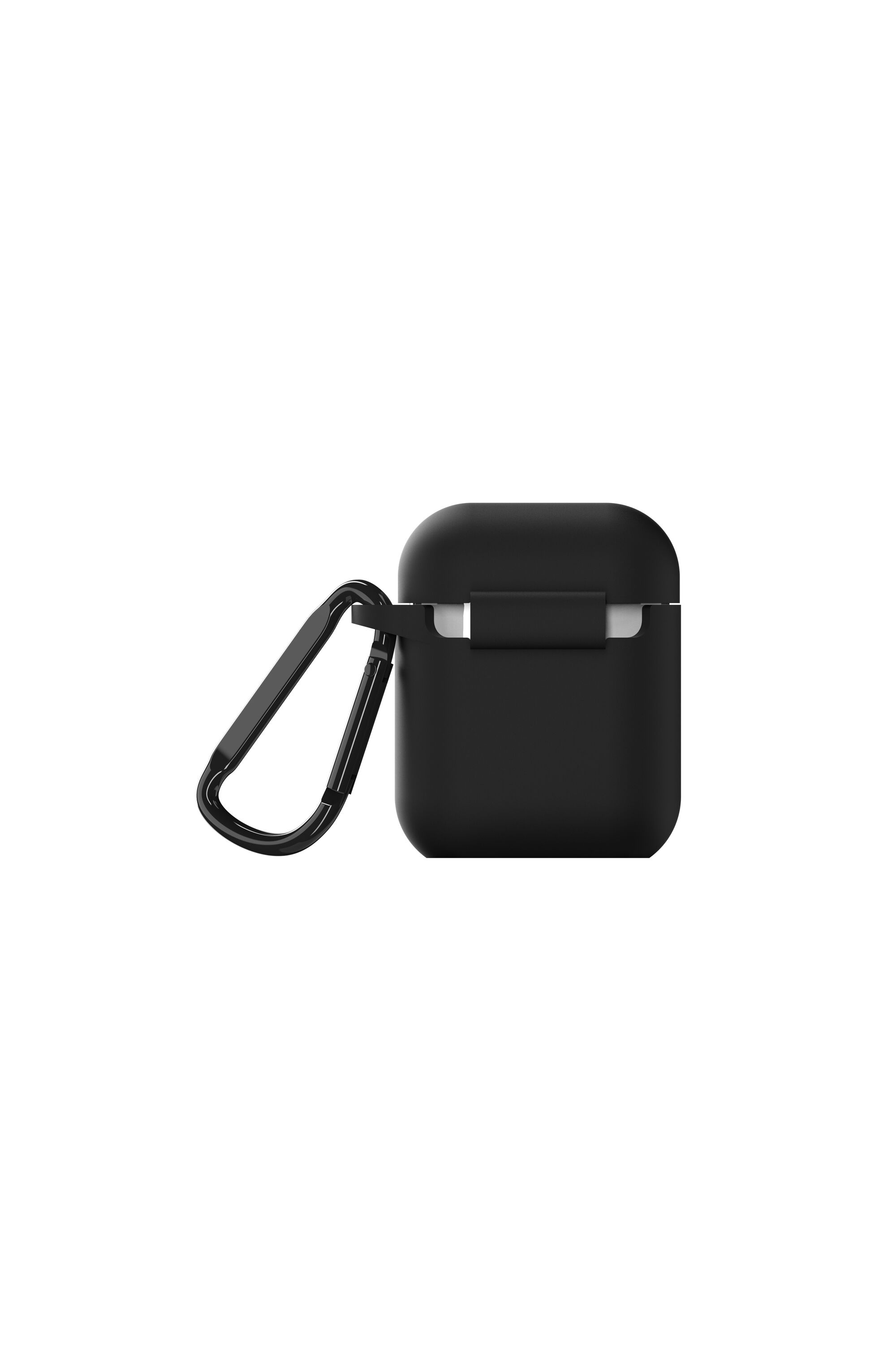 Diesel - 45830 AIRPOD CASE, Étui en silicone pour AirPods Mixte in Noir - 2