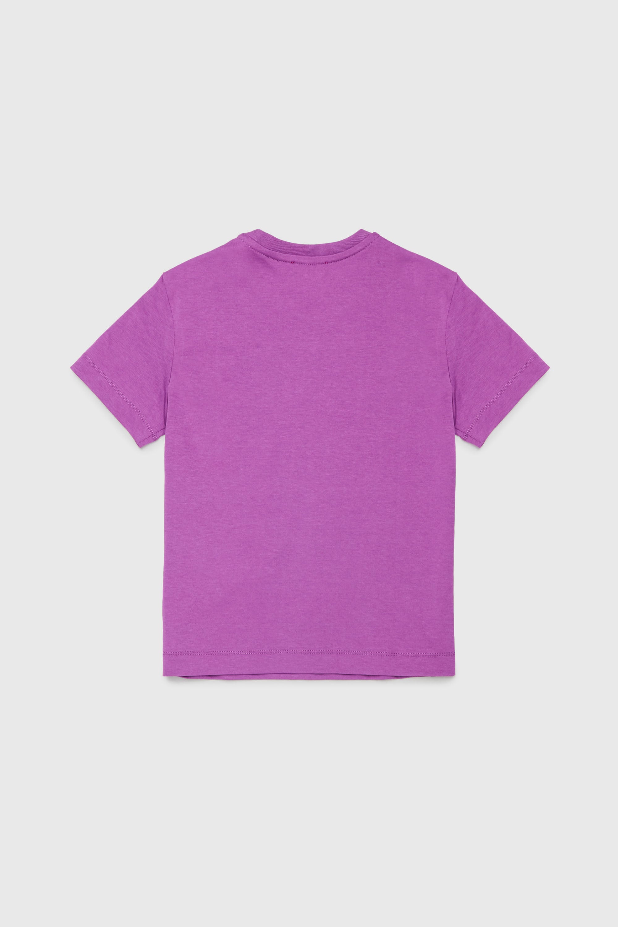 Diesel - TORSAL, Woman's Cotton T-shirt with whimsical logo print in Violet - 2