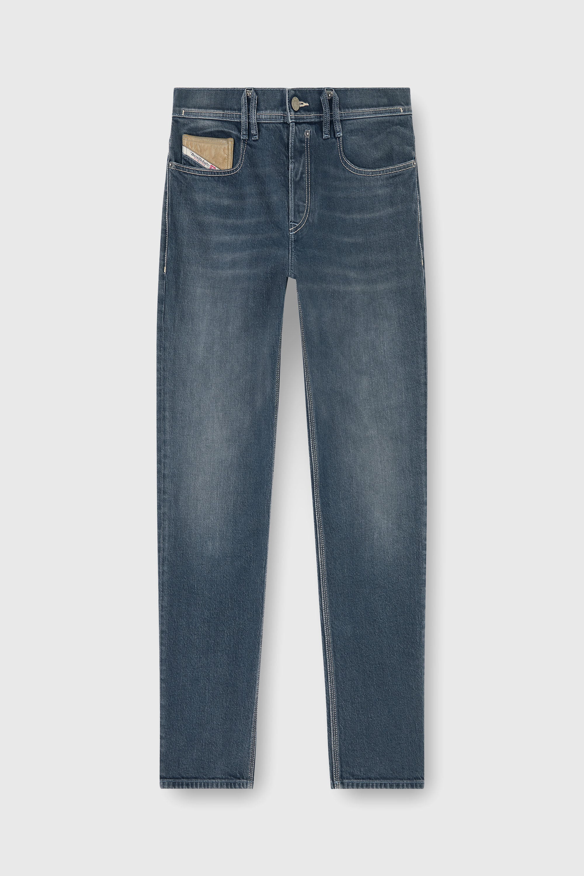 Diesel - Regular Jeans 2023 D-Finitive 007GQ Homme, Bleu moyen - Image 6