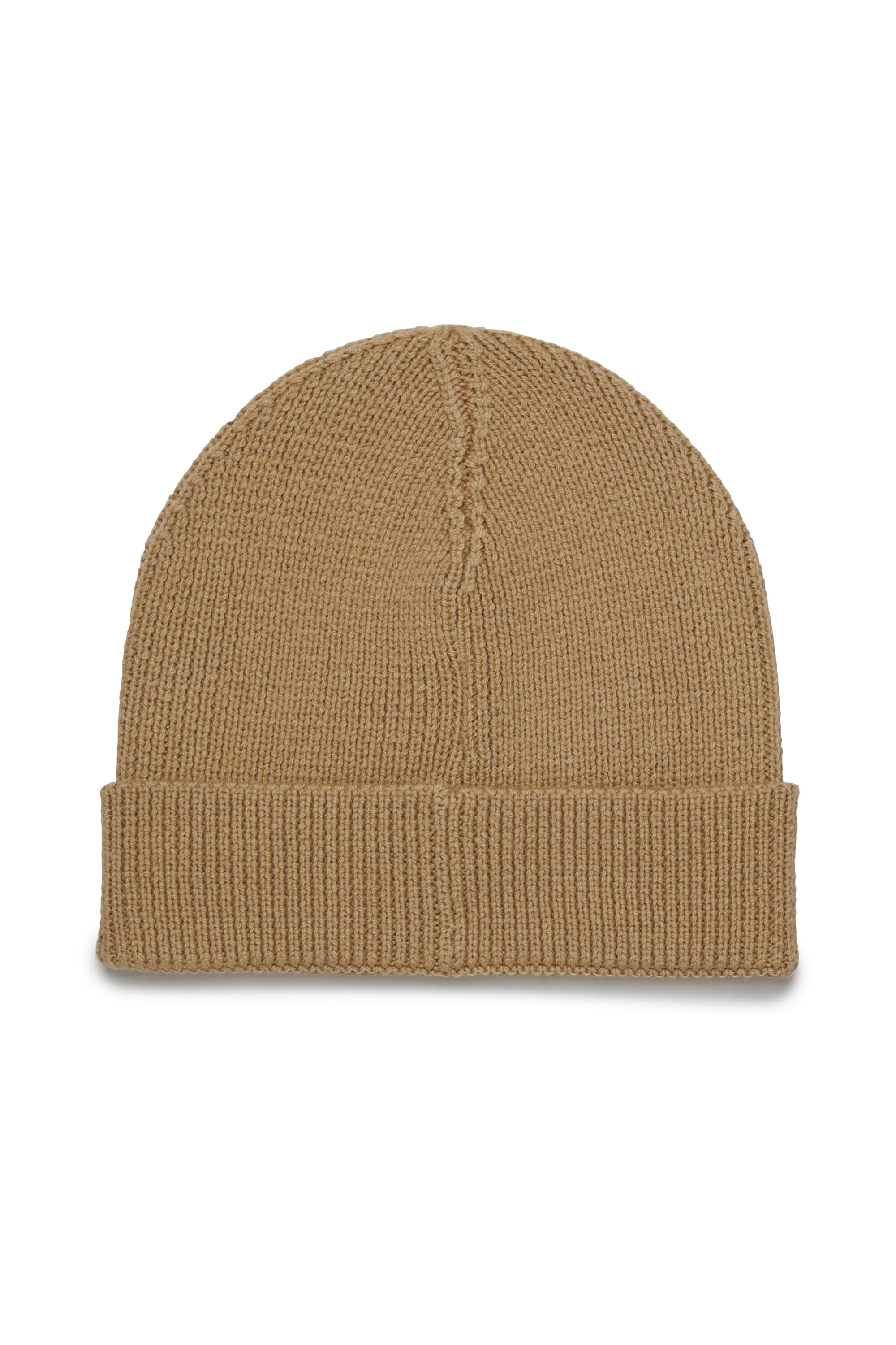 Diesel - FKCODERFULLYC, Bonnet en laine avec logo brodé Mixte in Marron - 2