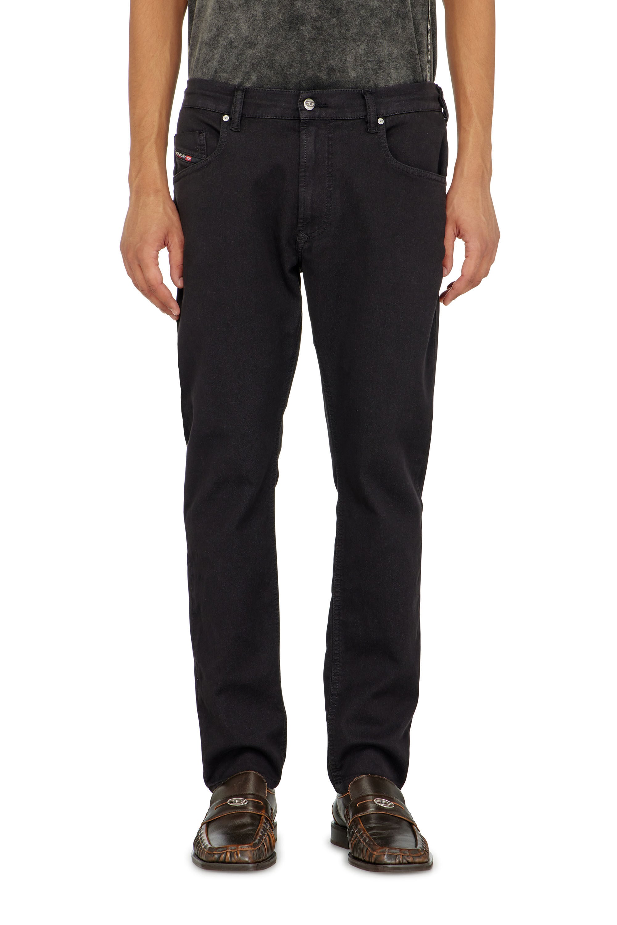 Diesel - Man's Regular 2032 D-Krooley-BW Joggjeans&reg; 068NH, Black/Dark grey - 2
