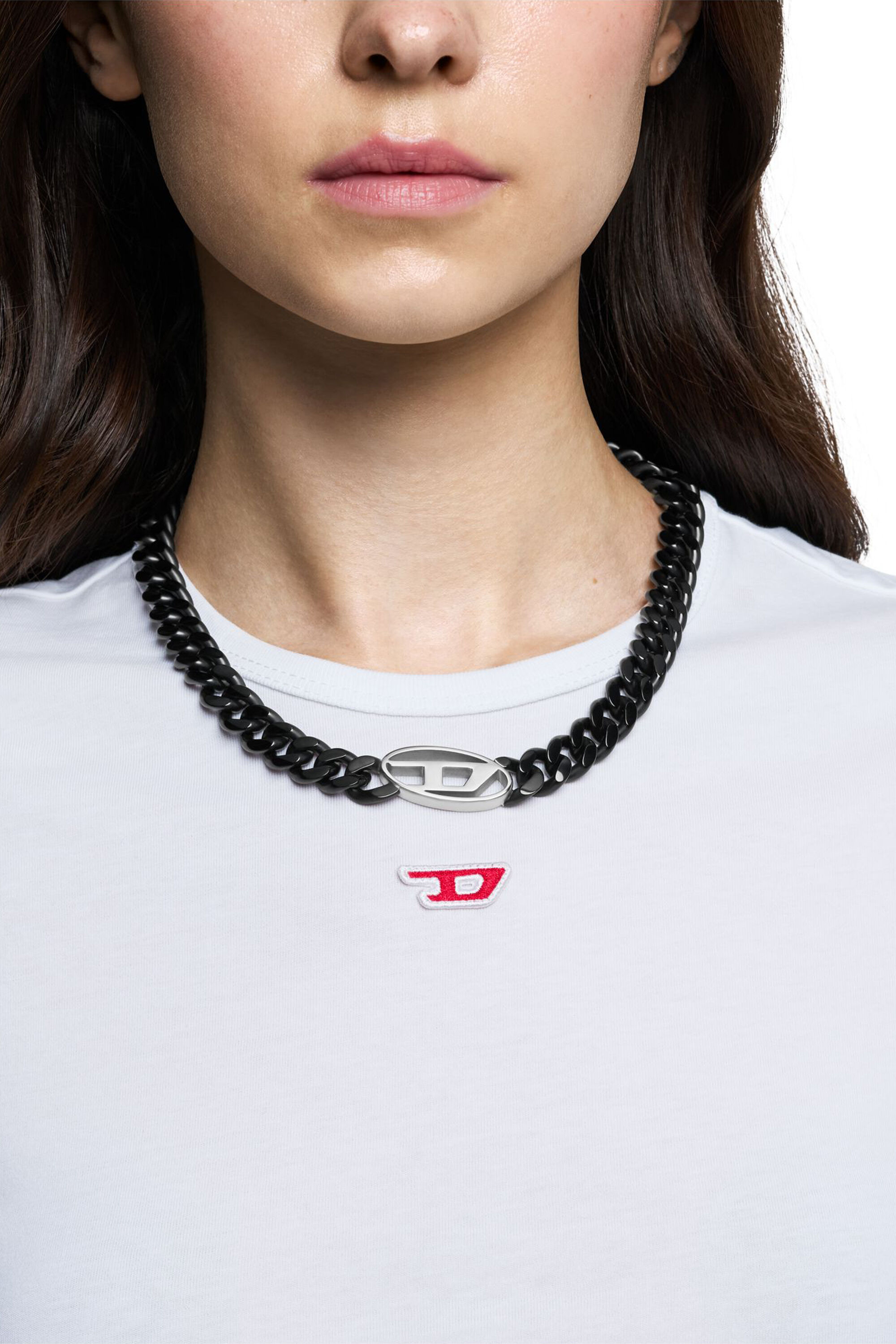 Diesel - DX1610931, Collier chaîne en acier inoxydable Mixte in Noir - 3
