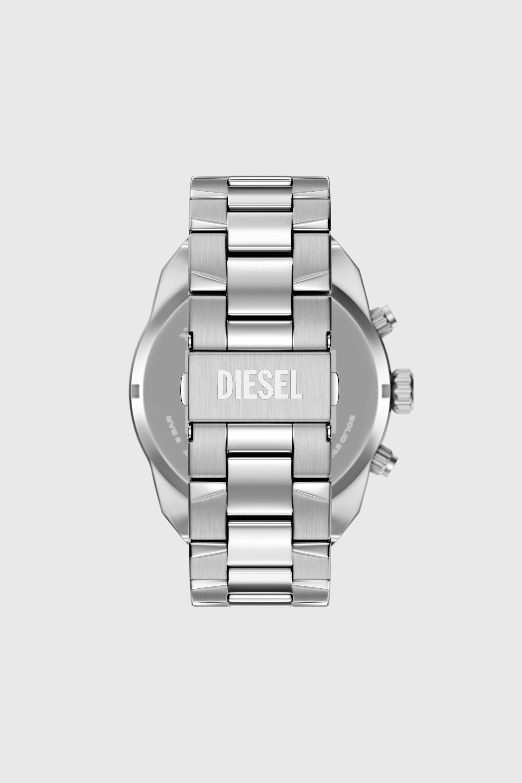 Diesel - DZ4709 WATCH, Montre Spiked en acier inoxydable Homme in Gris argent&eacute; - 2
