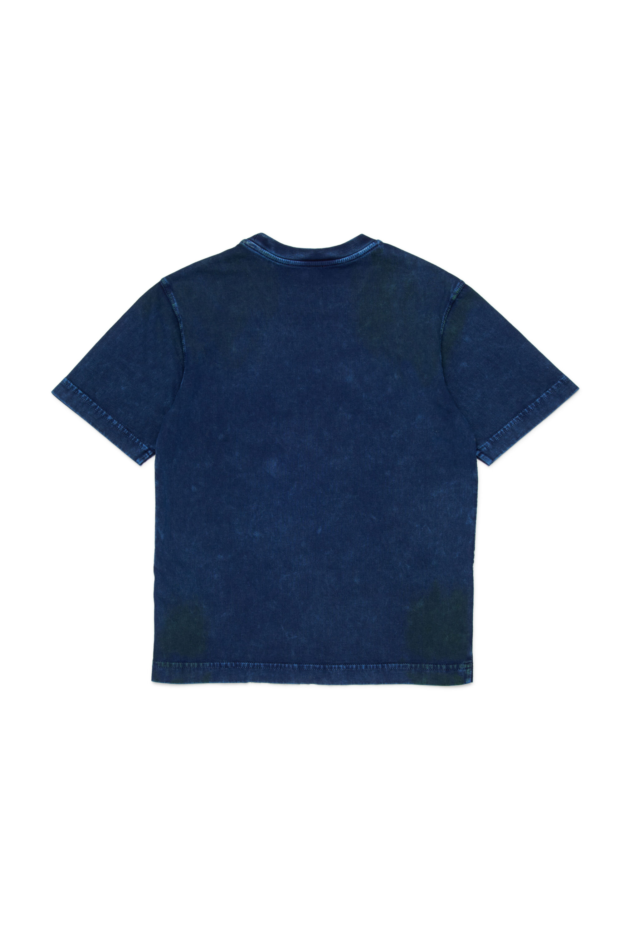 Diesel - TABOXTAR2 OVER, T-shirt avec imprim&eacute; effet craie Homme in Bleu - 2