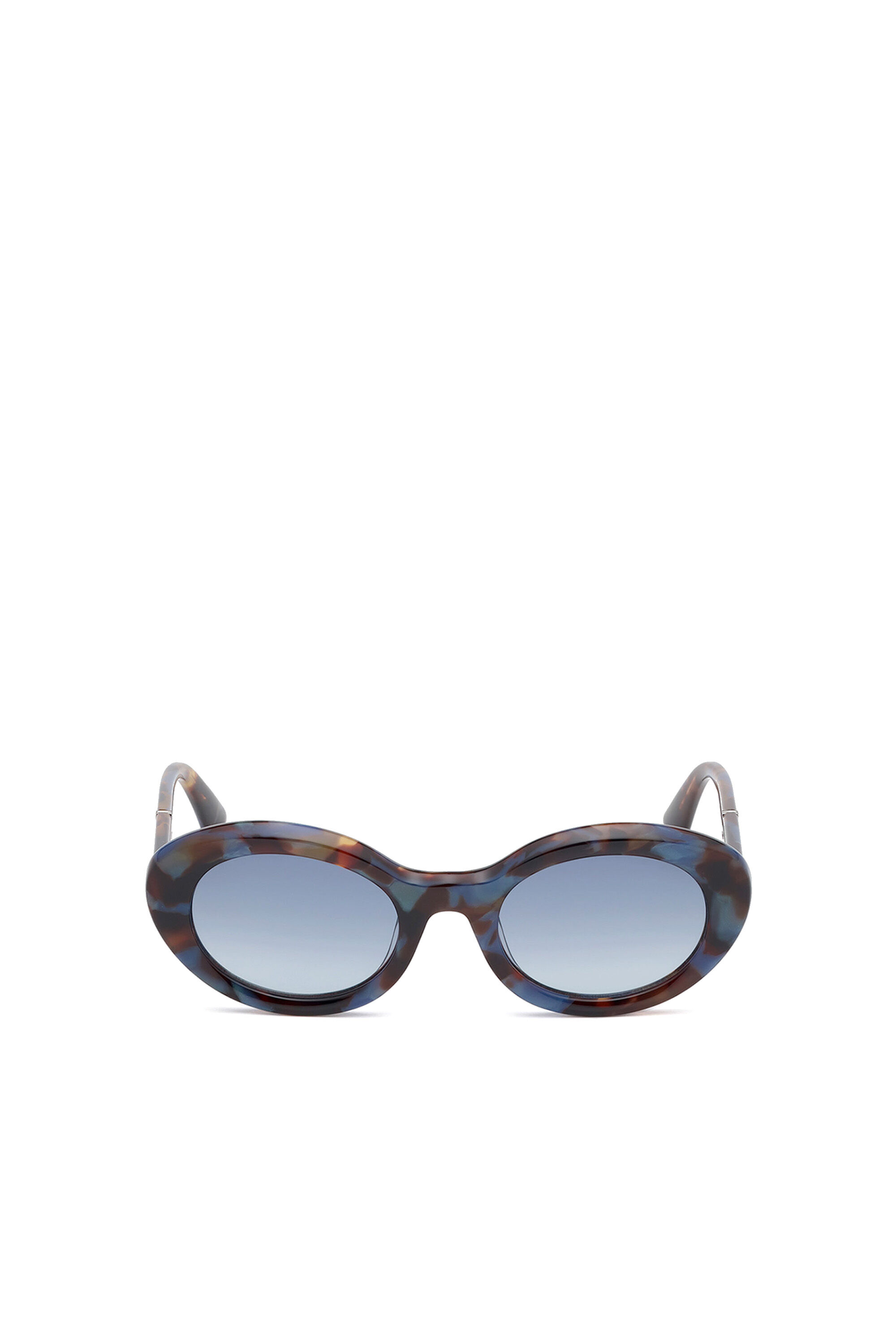 Diesel - DL0281, Lunettes de soleil ovales en acétate Femme in Polychrome - 1