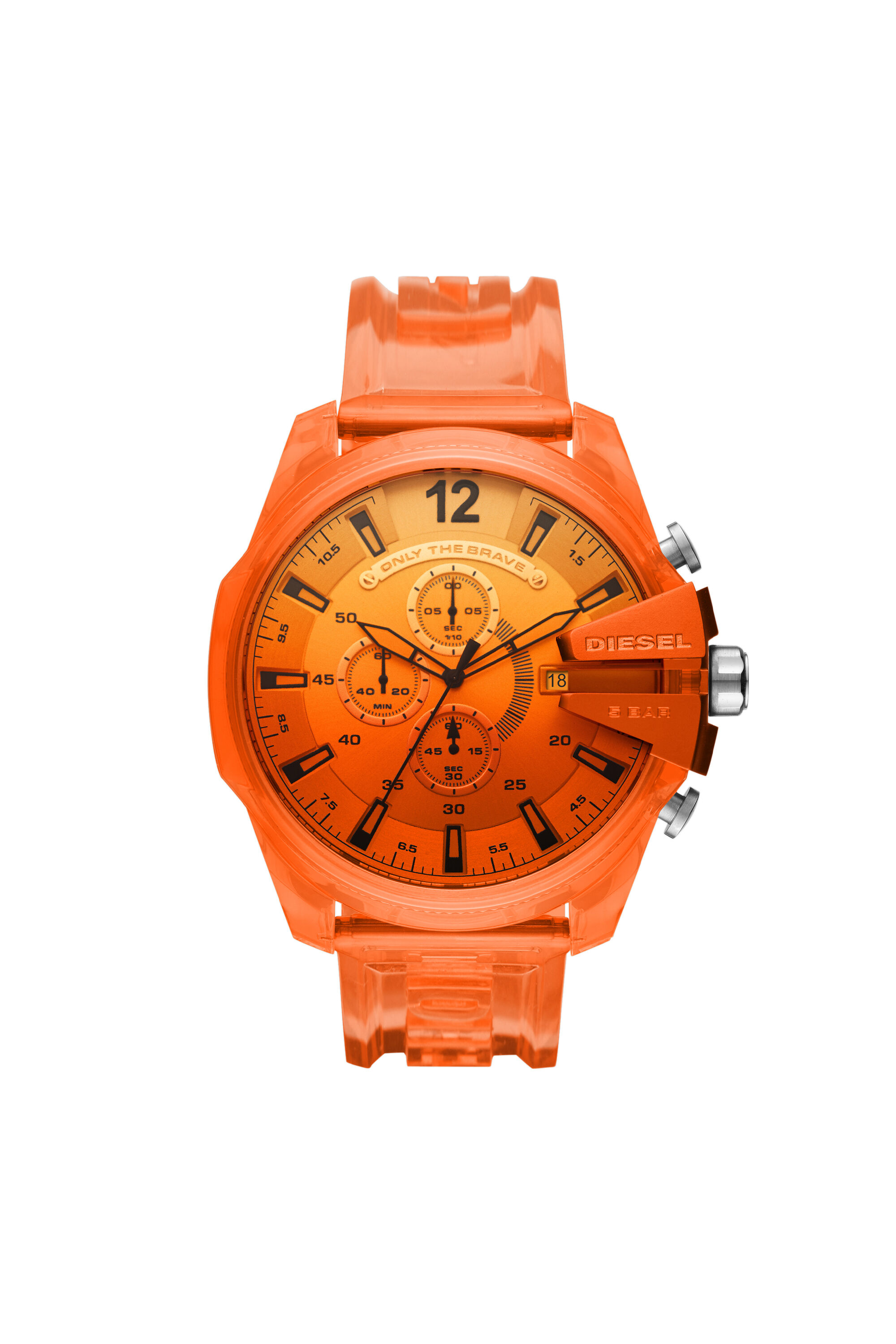 Diesel cheap orange watch