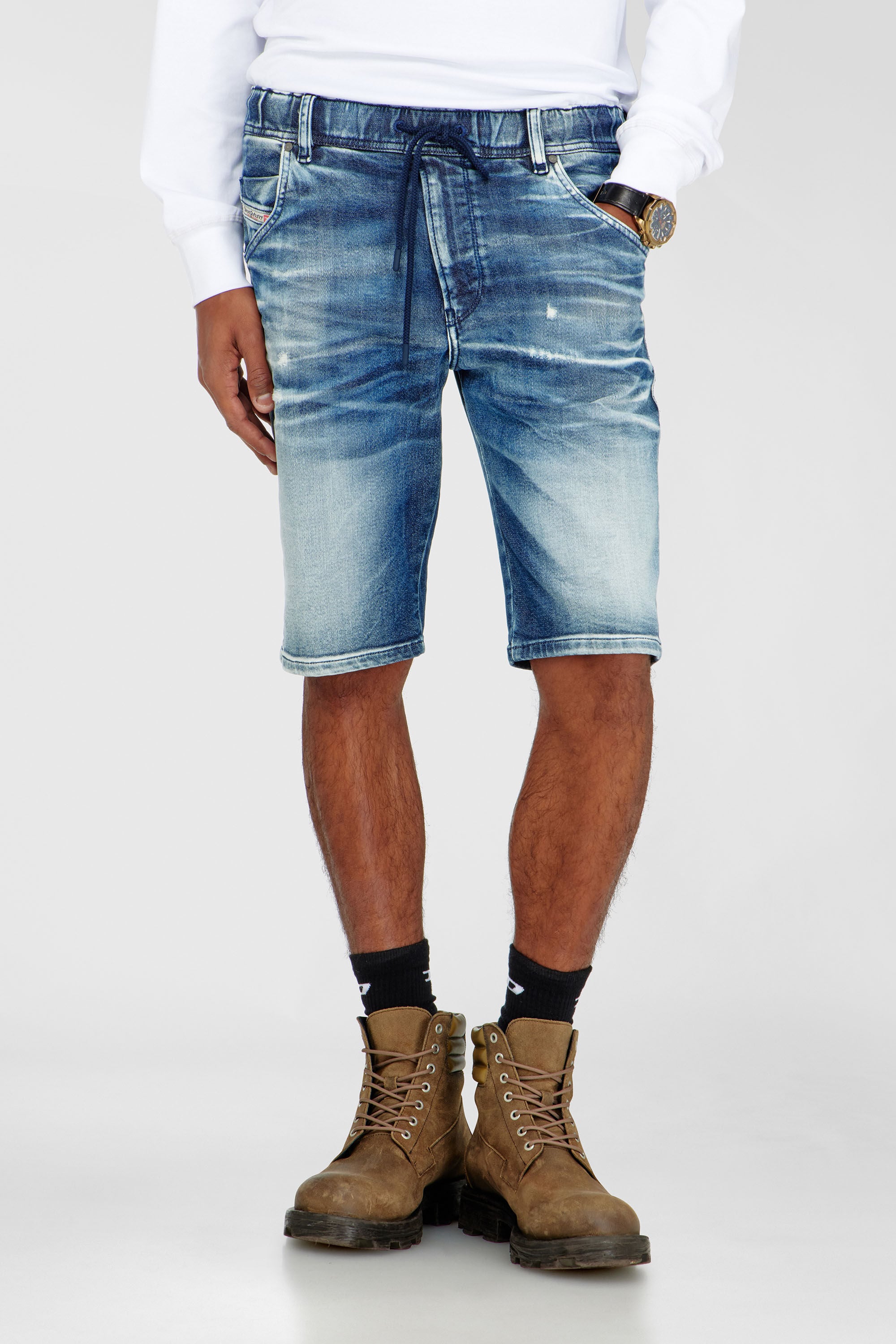 D-KROOSHORT JOGGJEANS, Bleu moyen