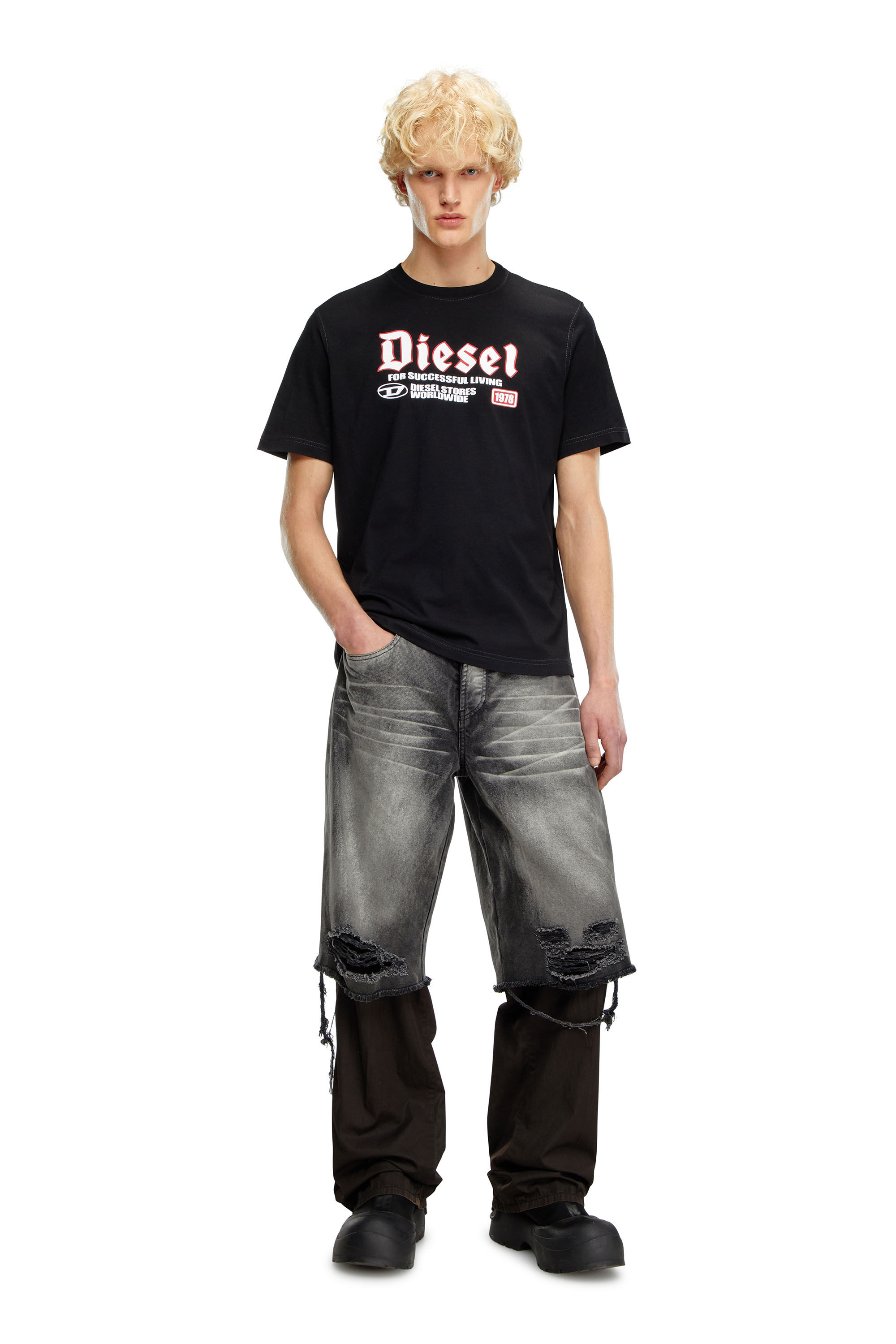 Diesel - T-ADJUST-K1, Noir - Image 1