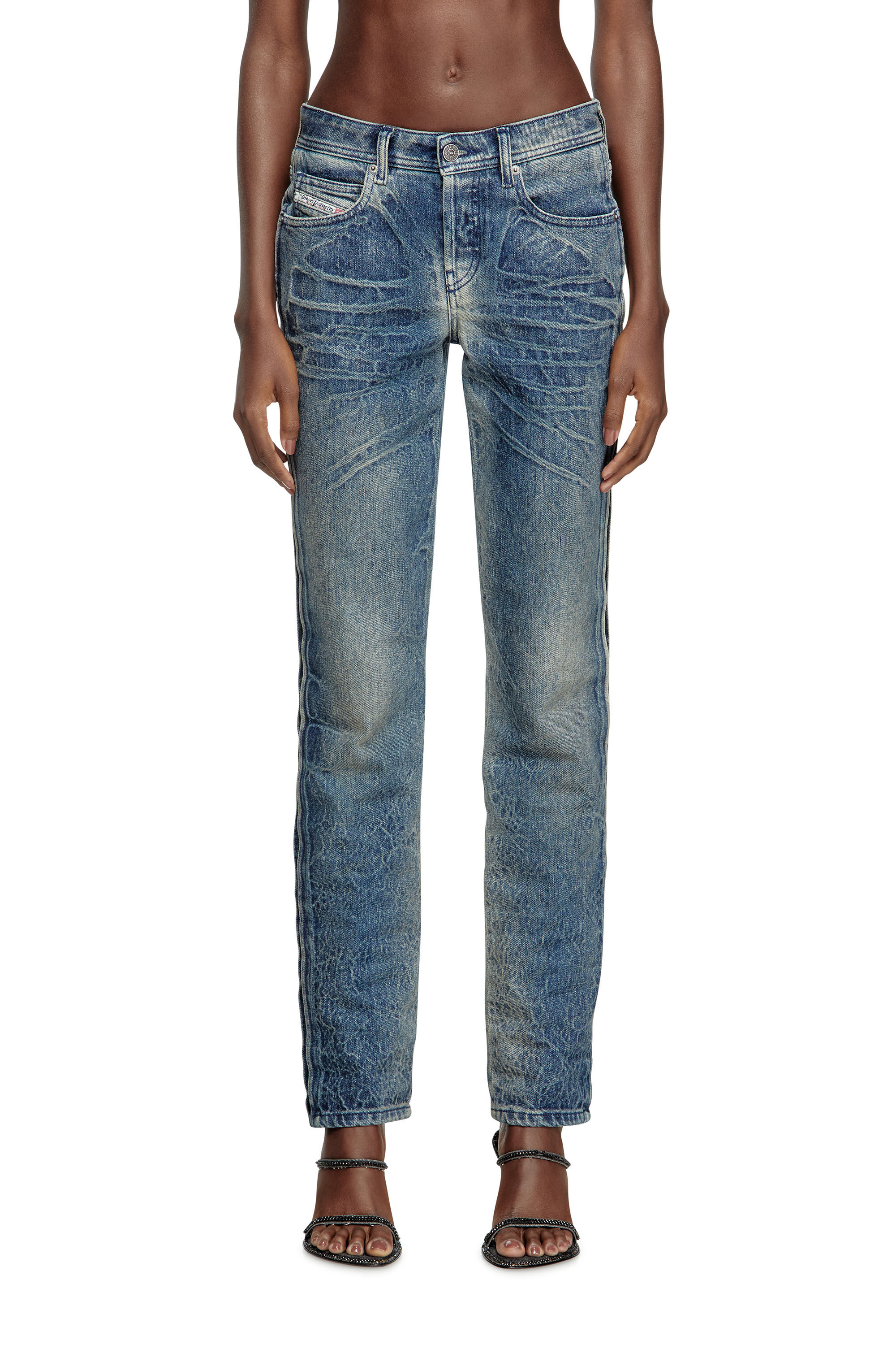 Diesel - Regular Jeans D-Noli 007BG Femme, Bleu Foncé - Image 3