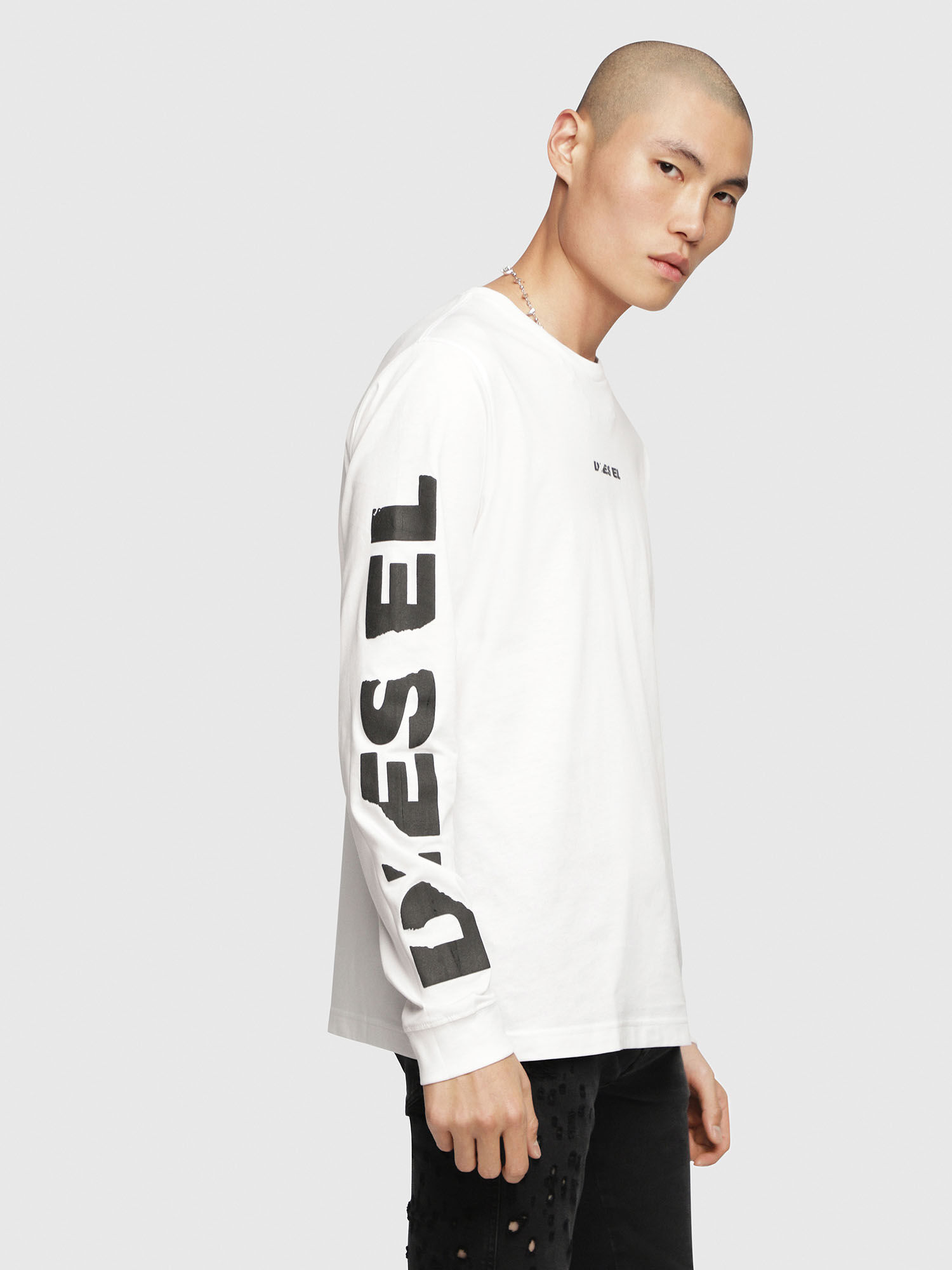 T shirt manche longue diesel homme clearance