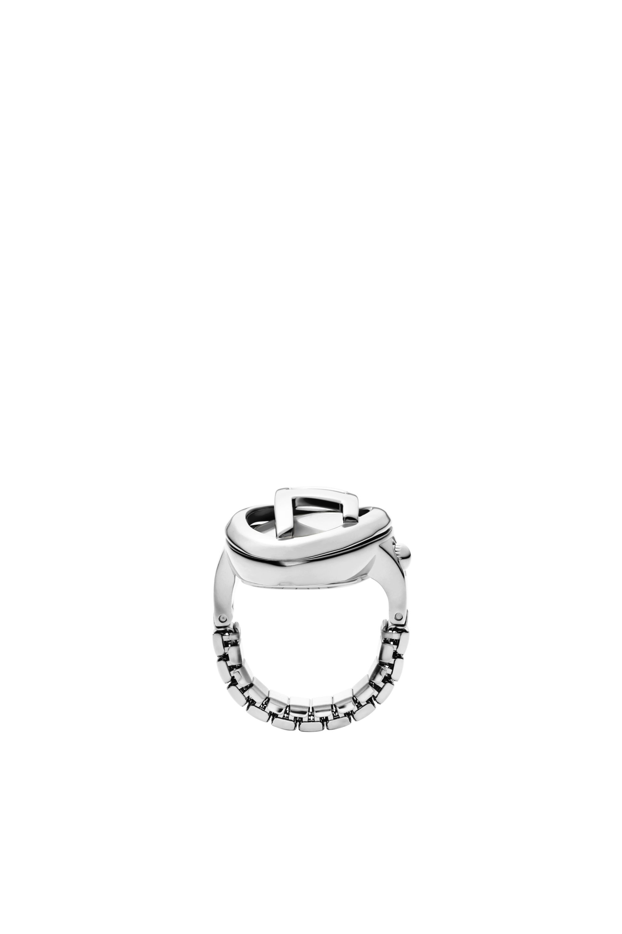 Diesel - DZ5623 WATCH, Bague montre D-Era en acier inoxydable Femme in Gris argenté - 4