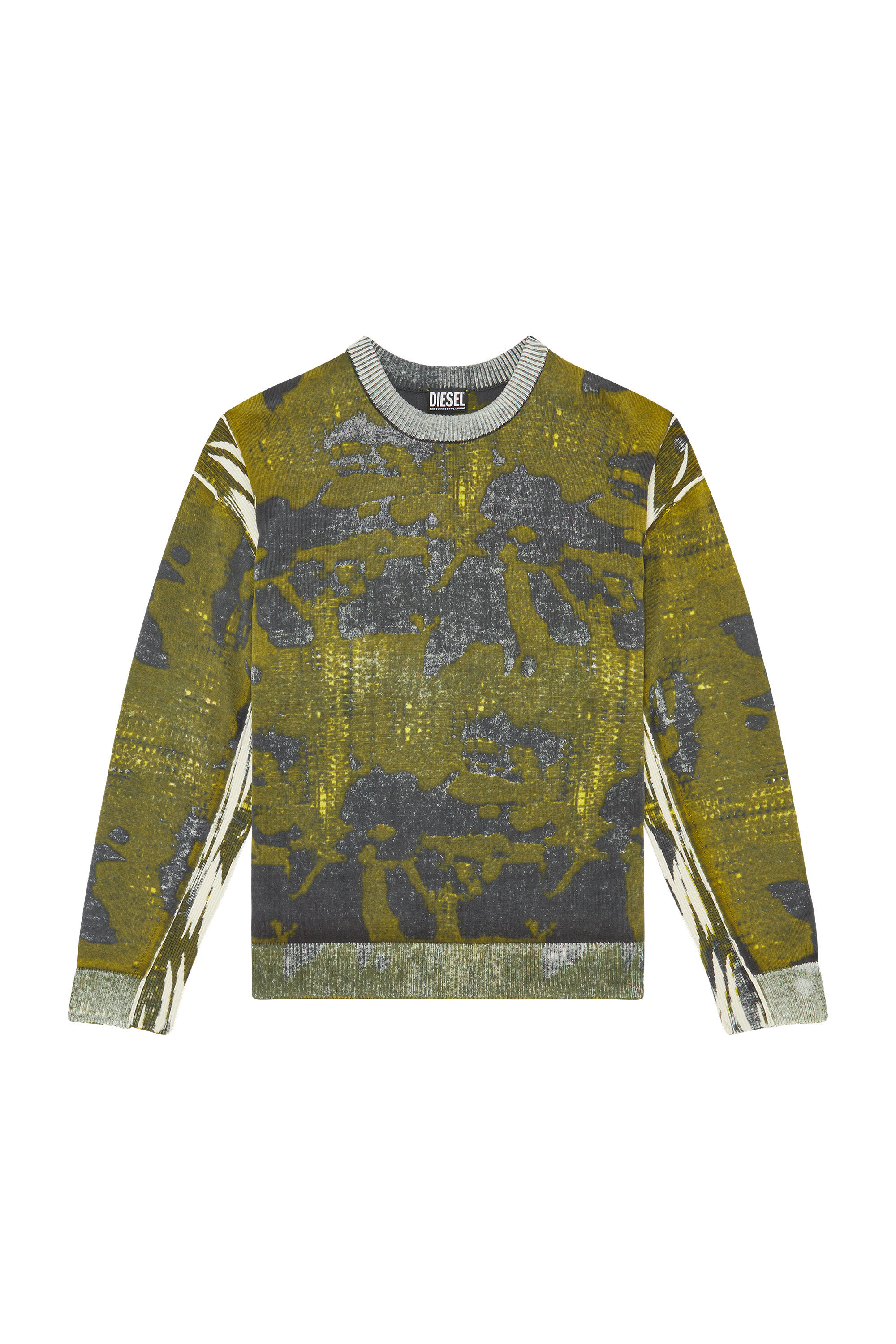 Diesel - K-LARAN, Pull avec imprimé camouflage Homme in Polychrome - 2