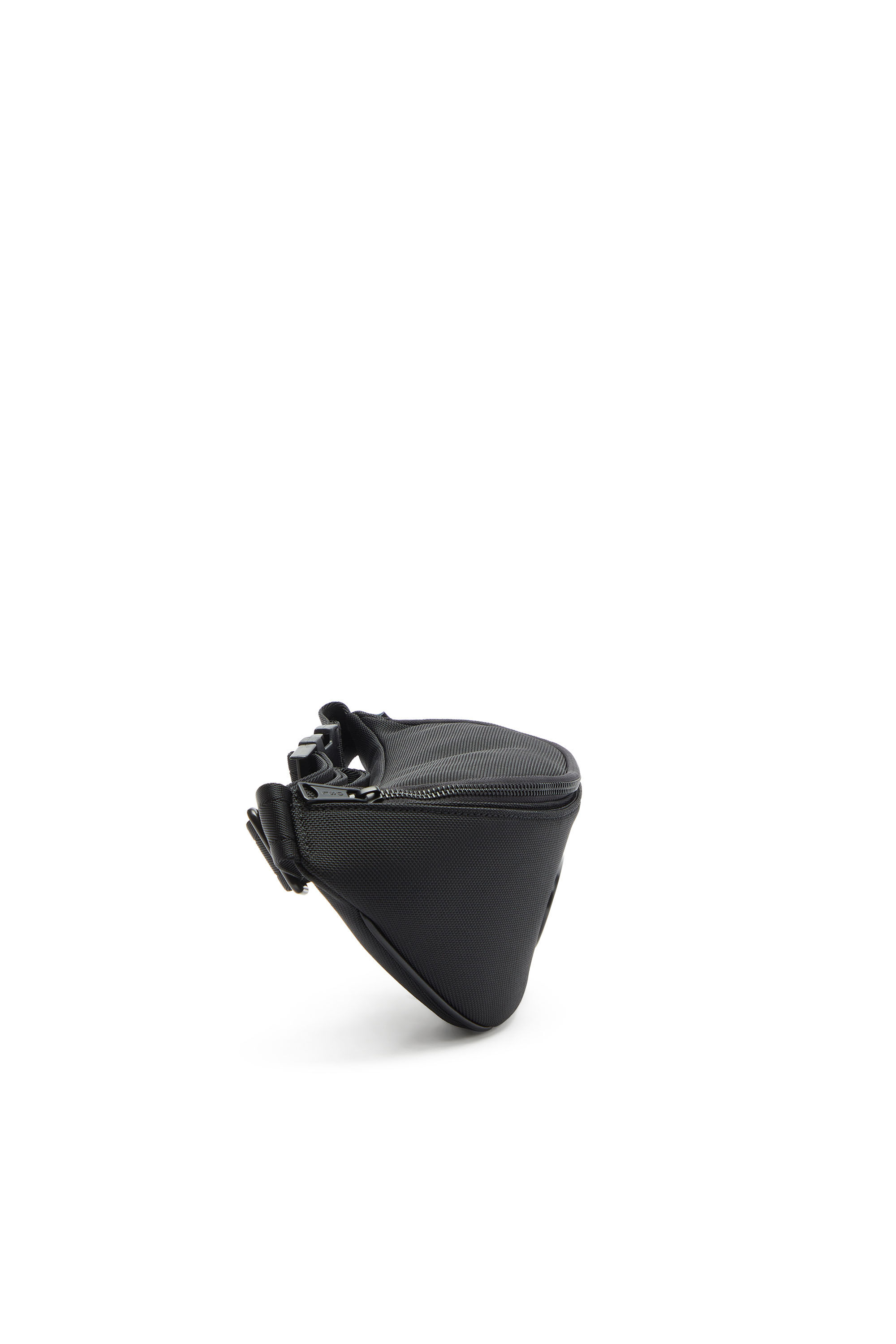 Diesel - HOLI-D BELT BAG M, Holi-D - Sac banane en nylon avec poche int&eacute;rieure Mixte in Noir - 4
