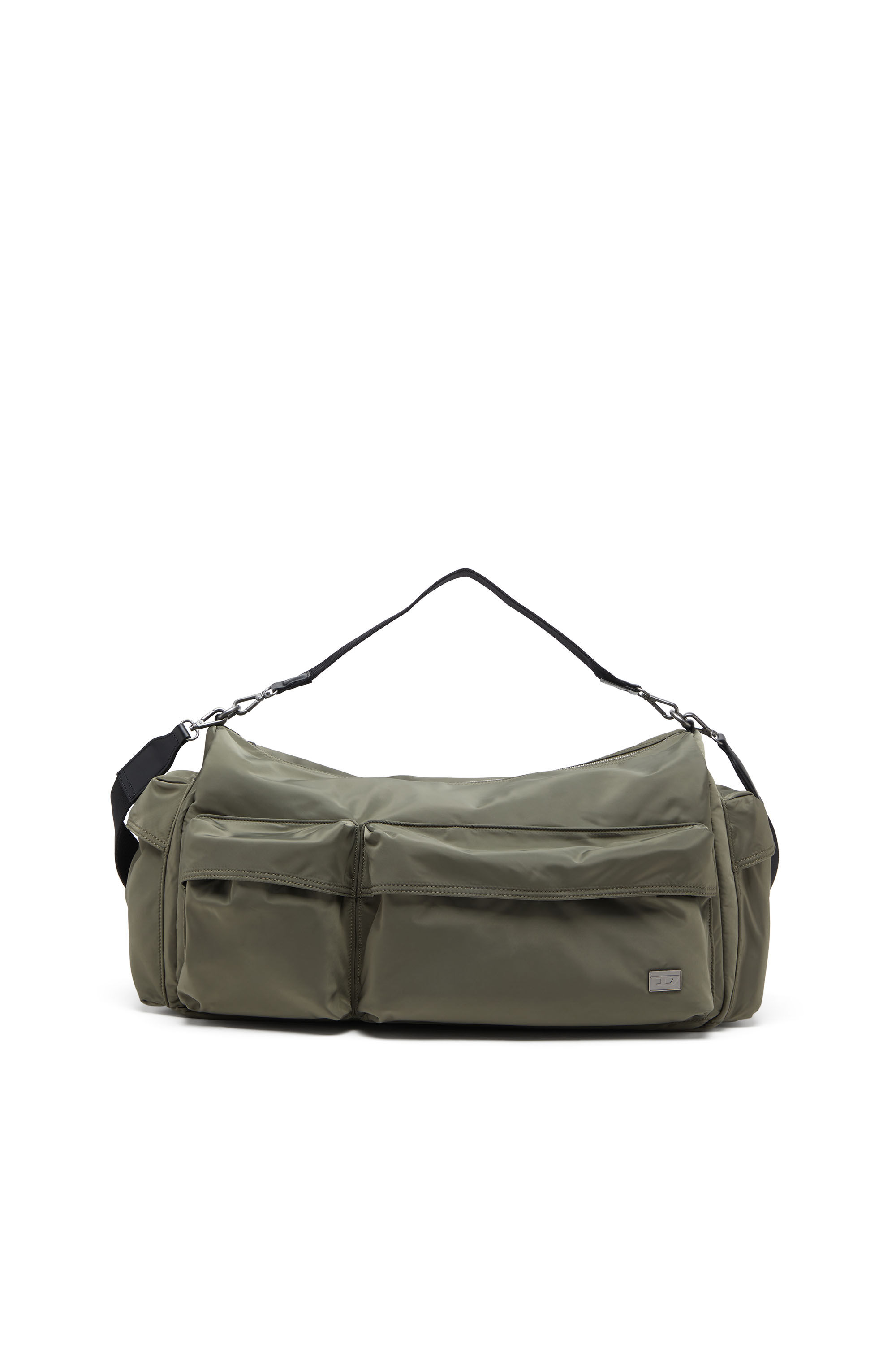 Diesel - MULTI-PKTS DUFFLE X, Multi-Pkts-Sac polochon multipoche en étoffe utilitaire Mixte in Vert - 1