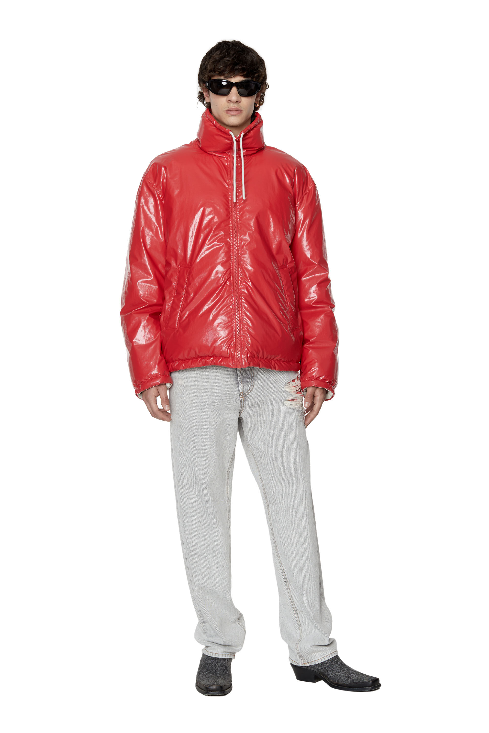 W JUPITER Mixte Doudoune oversize logo Diesel