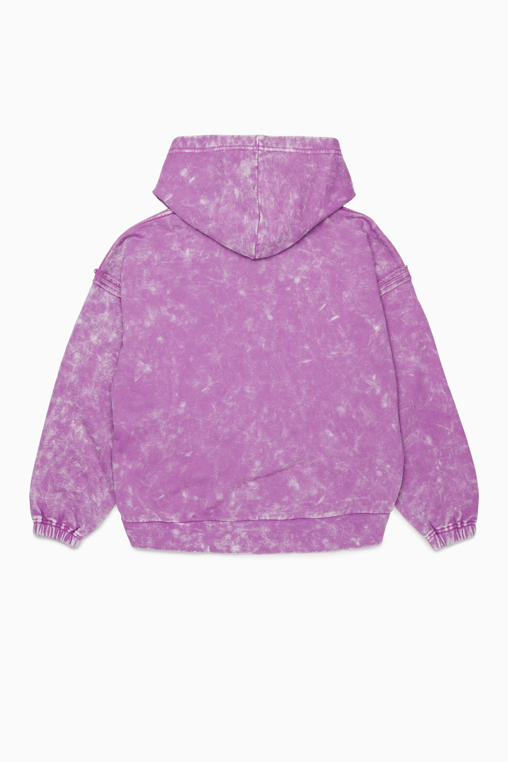 Diesel - SLOXY, Sweat &agrave; effet tie-dye avec logo arc-en-ciel Femme in Violet - 2