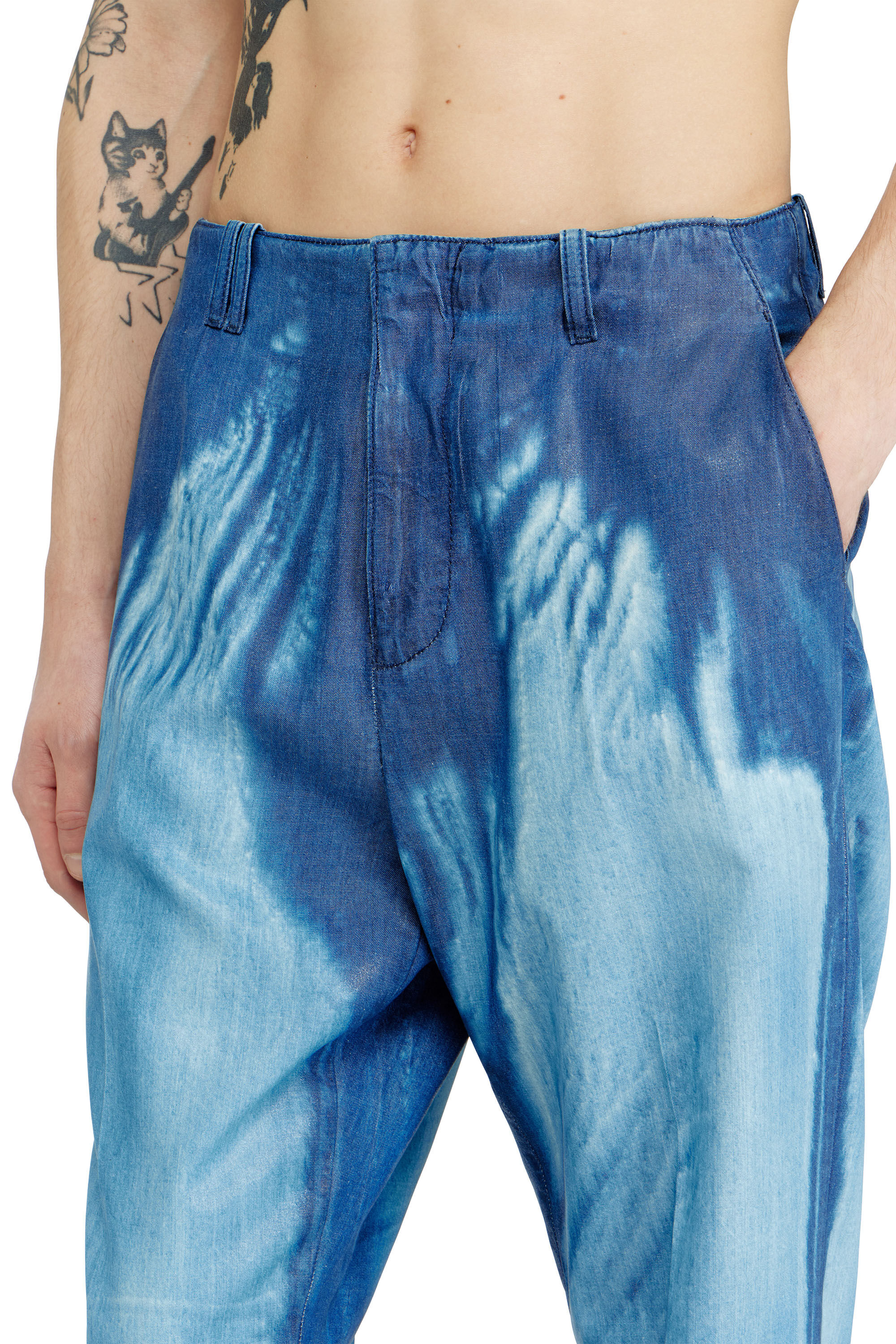 Diesel - Slim Jeans D-ASKAR 068XC Homme, Bleu moyen - Image 5