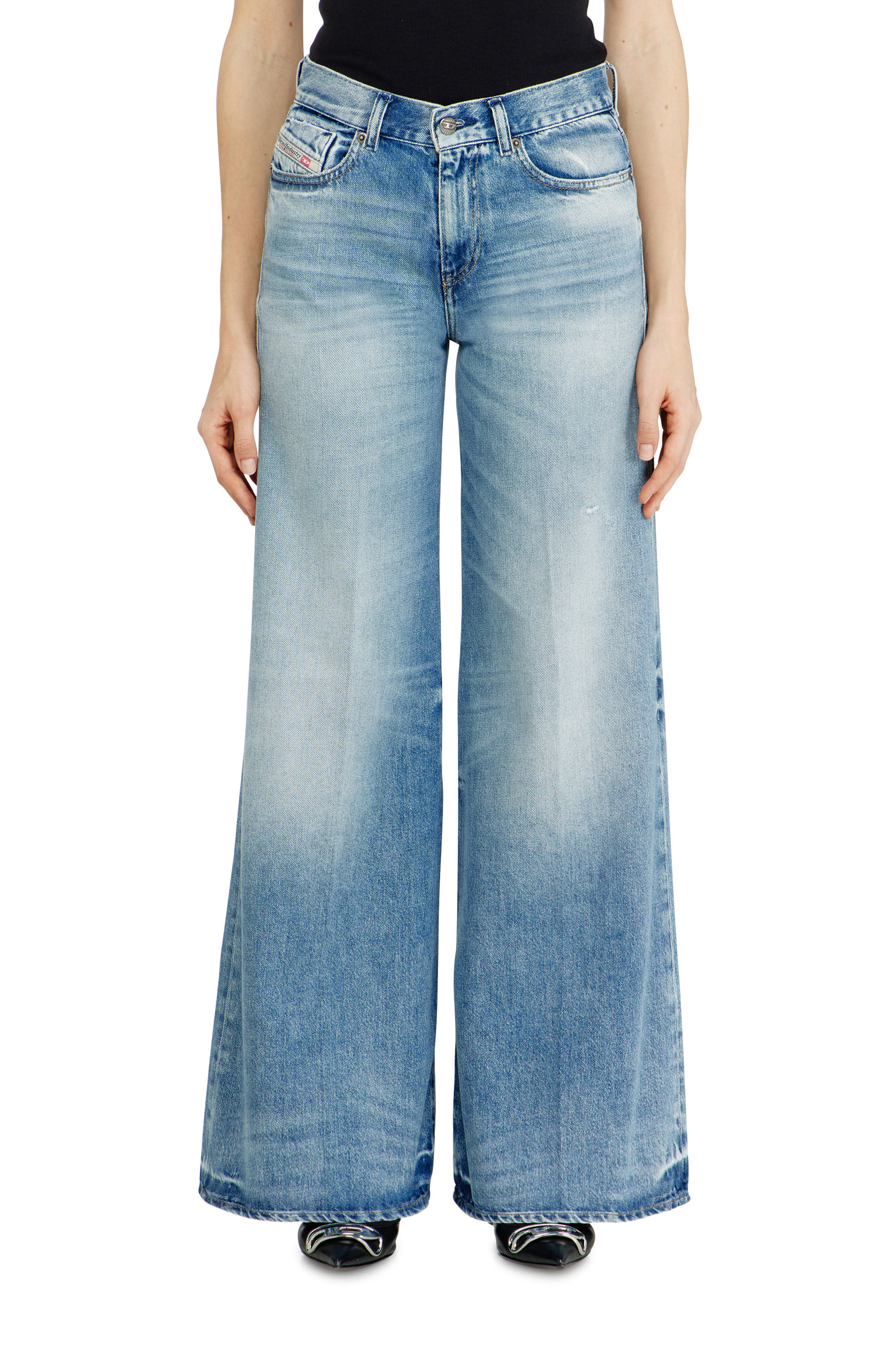 Diesel - Flare Jeans 1978 D-Akemi 09M07 Femme, Bleu Clair - Image 2