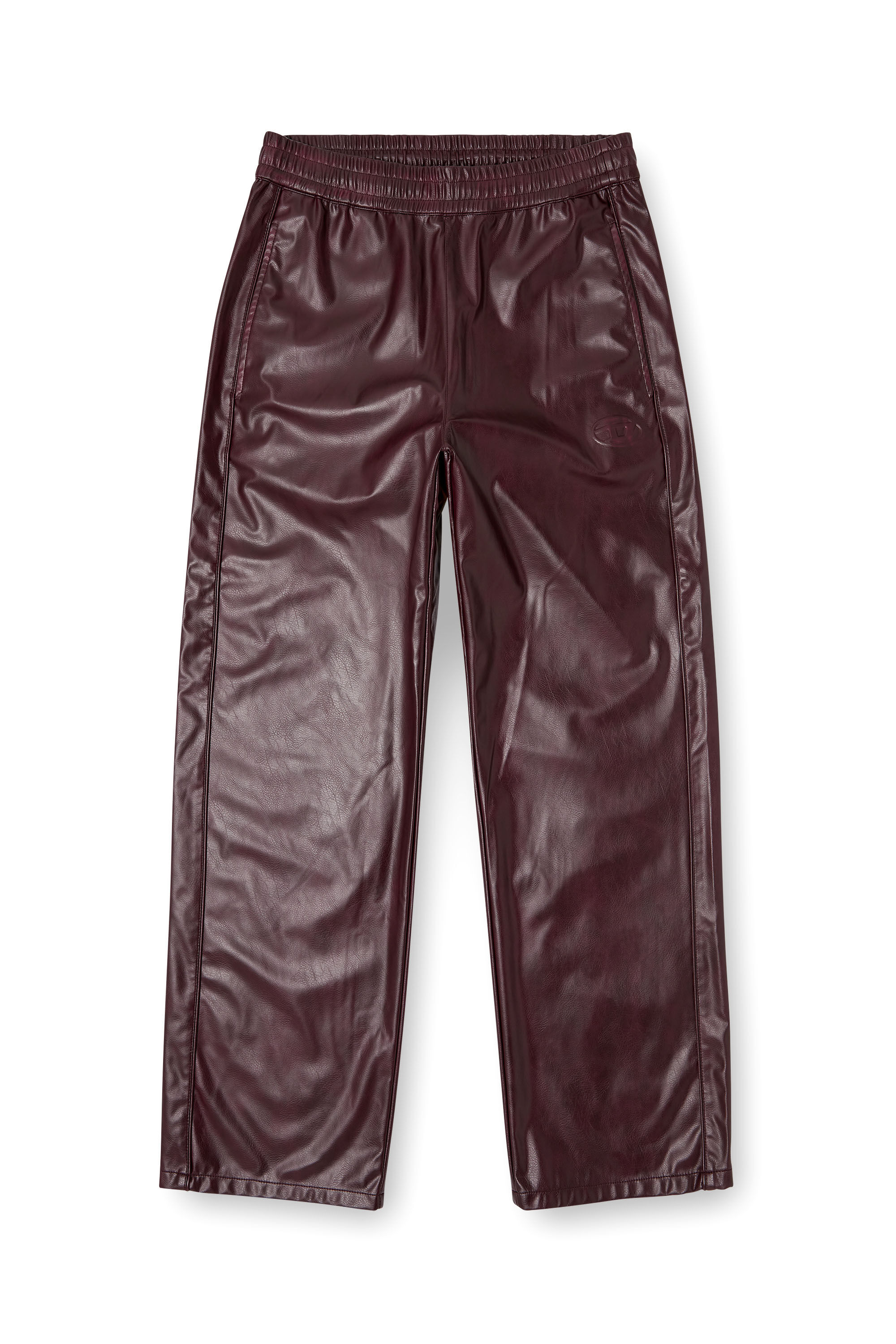 Diesel - FR-P-ARTEN, Pantalon avec logo burgundy Homme in Rouge - 2