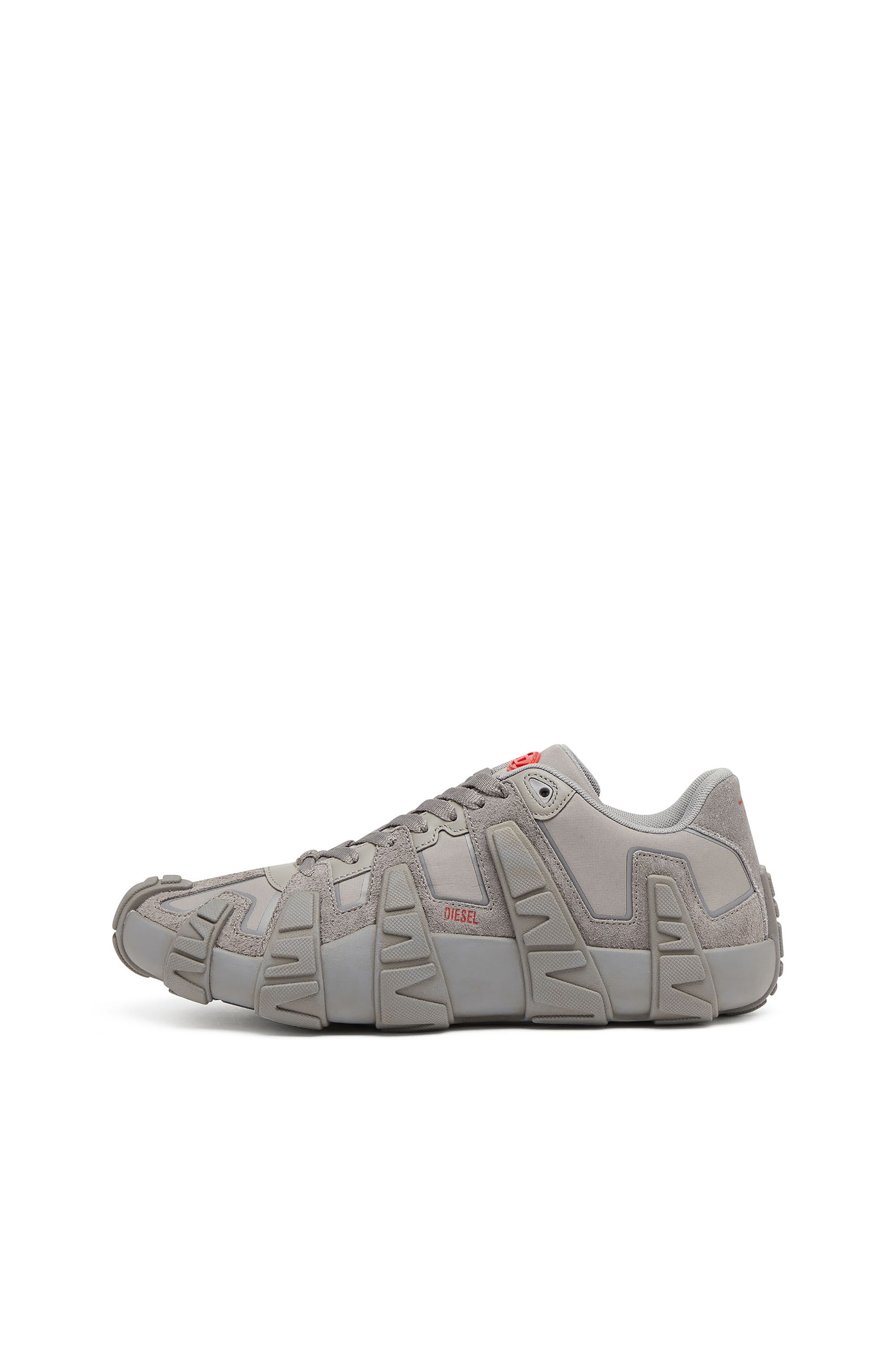 Diesel - S-D-GRIFFE LOW, S-D-Griffe - Baskets en nylon Homme in Gris - 8
