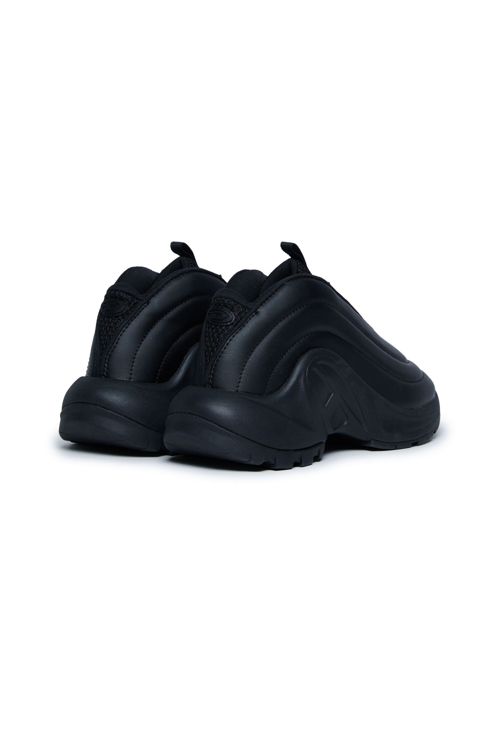 Diesel - S-D-RUNNER, Sneakers monochromes matelassées Mixte in Noir - 3