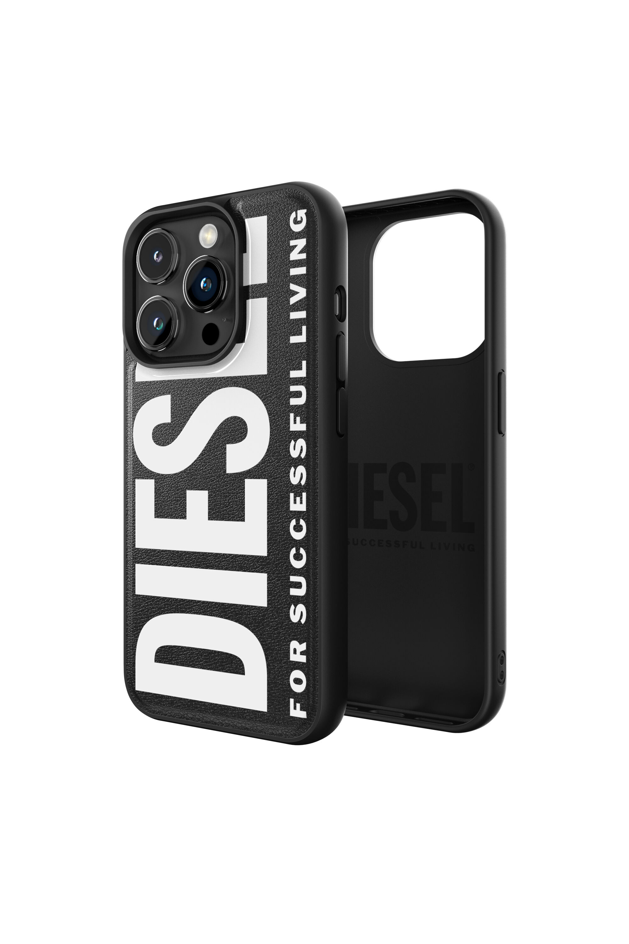 Diesel - 54166 MOULDED CASE, Mixte Coque moulée iP15 Pro in Noir - Image 1