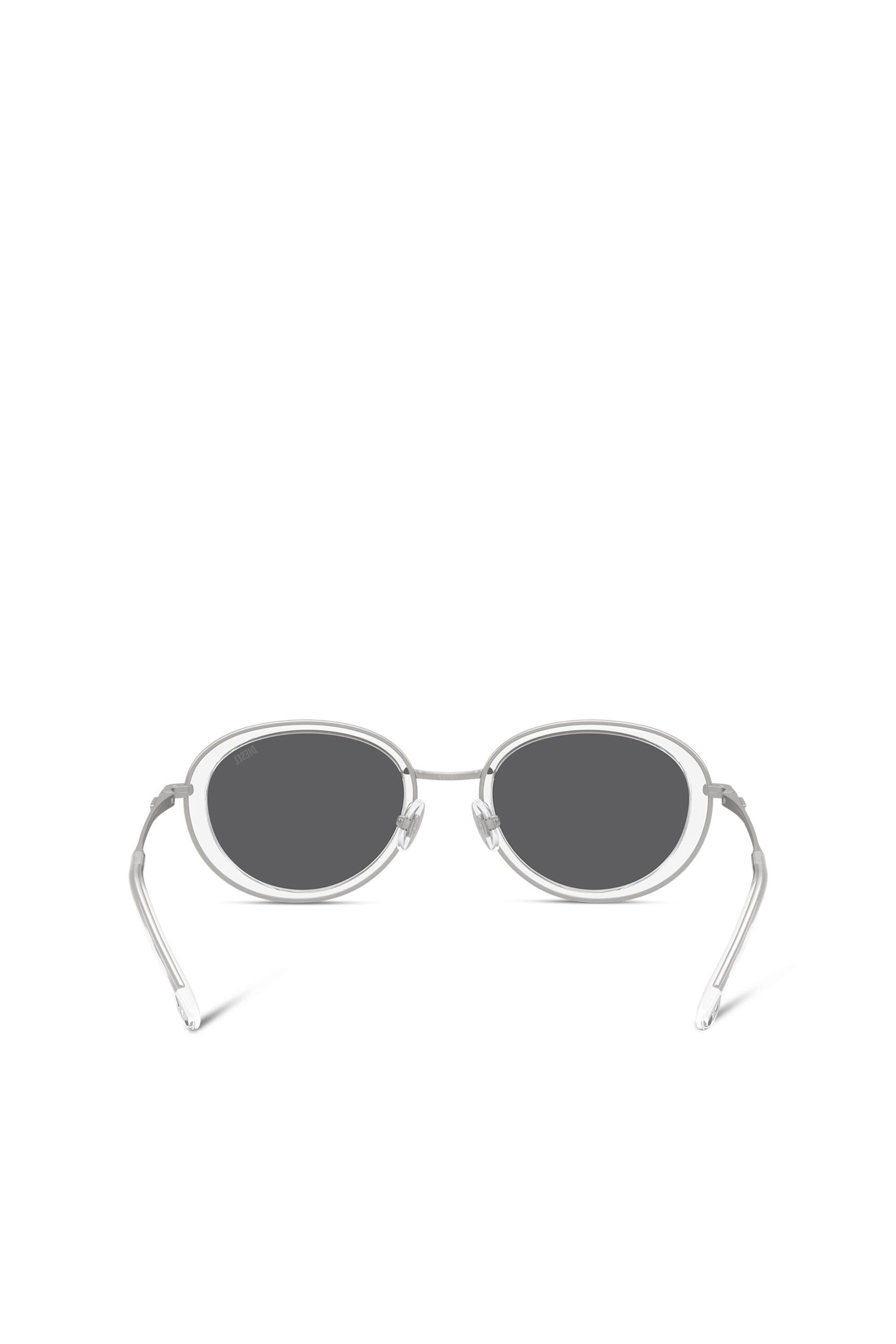 Diesel - 0DL1018, Lunettes de soleil ovales Mixte in Blanc - 3