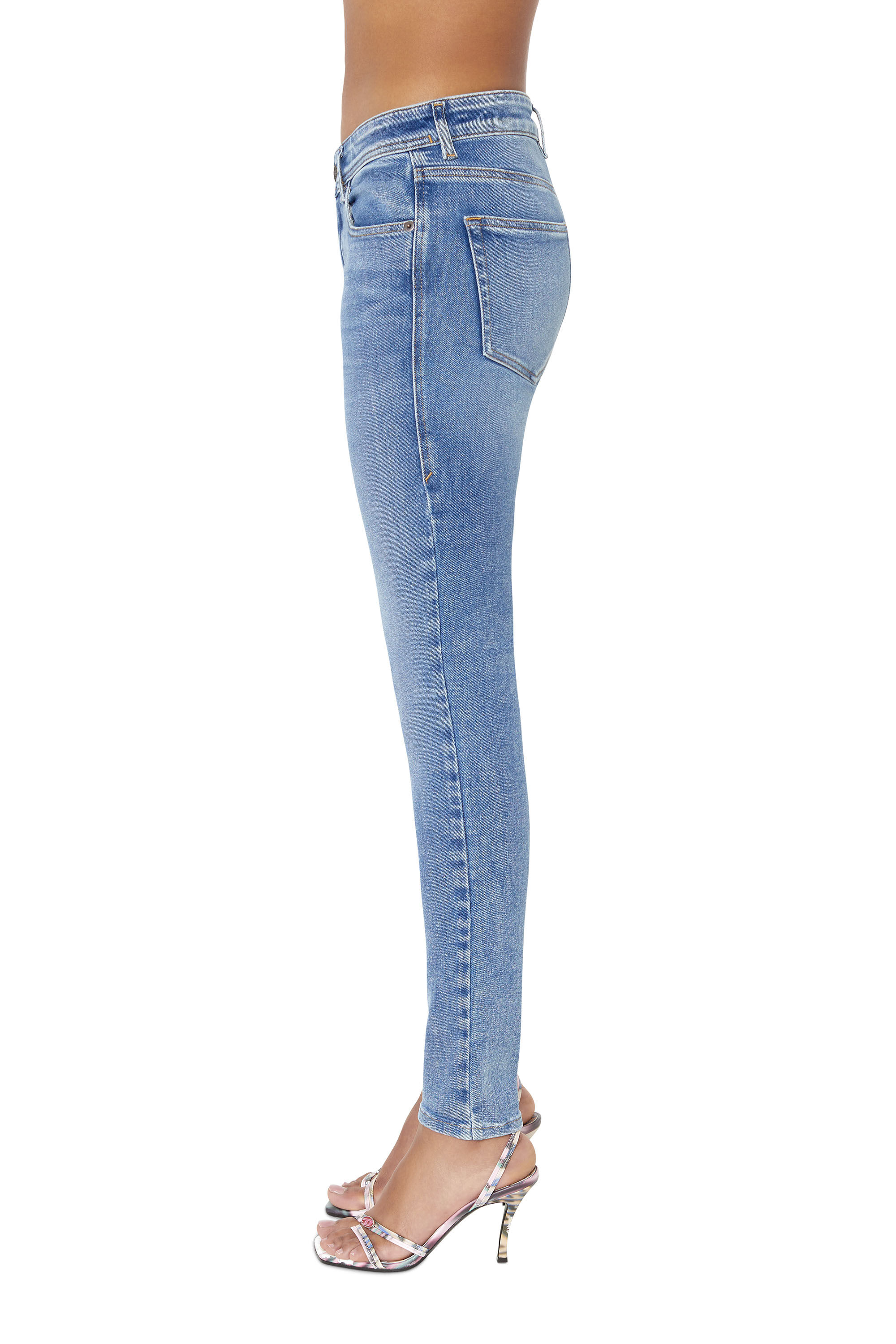 2017 SLANDY femme jean super skinny bleu moyen Diesel