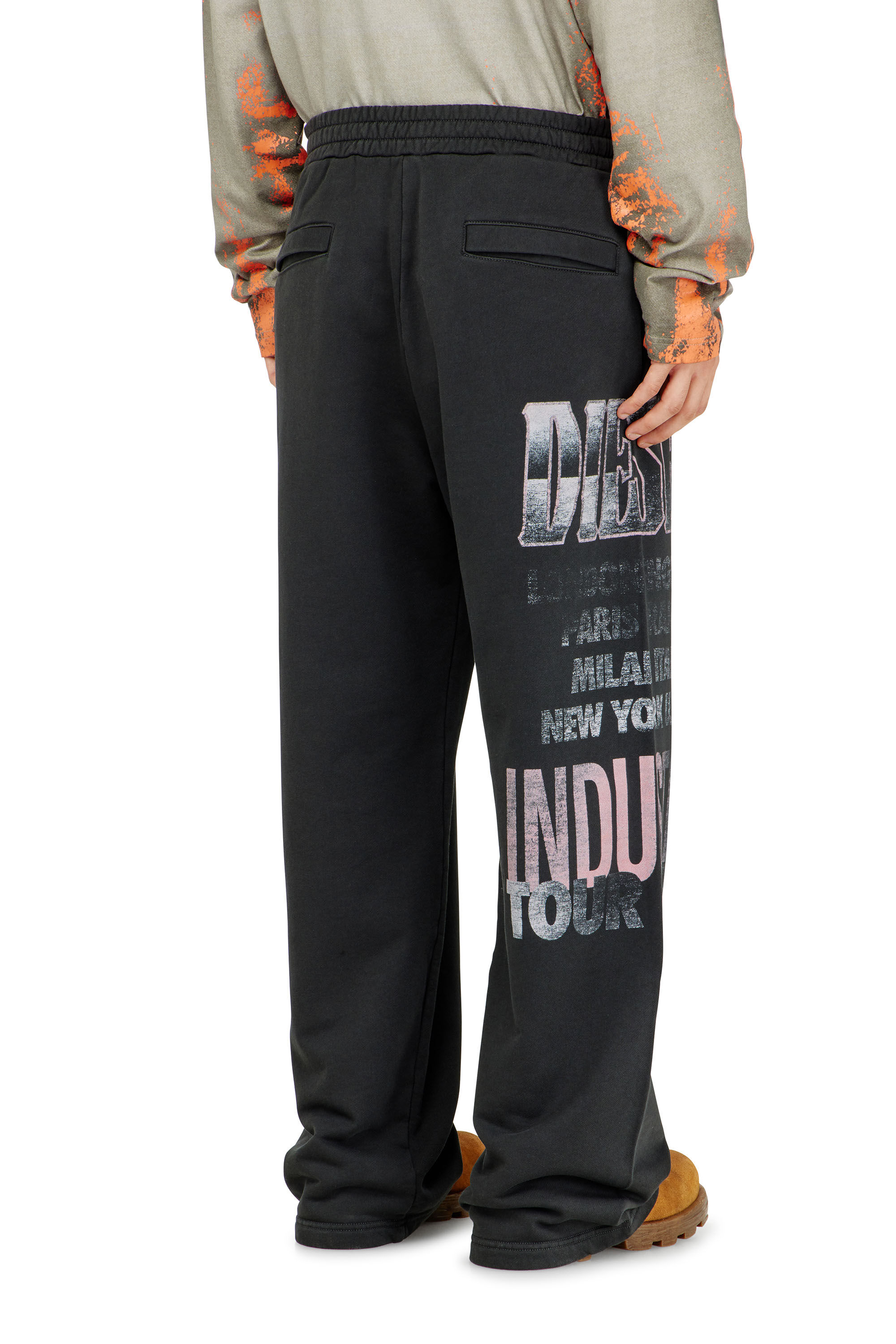 Diesel - P-ILL, Pantalon de surv&ecirc;tement avec graphismes concert Homme in ToBeDefined - 3