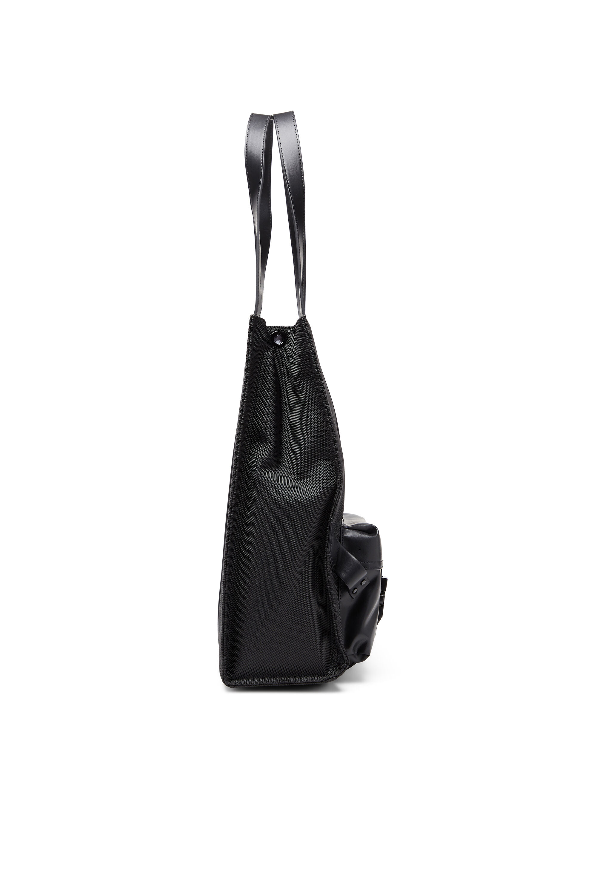 Diesel - MULTI-PKTS TOTE X, Multi-Pkts - Sac cabas avec poche &agrave; rabat et zip Mixte in Noir - 4