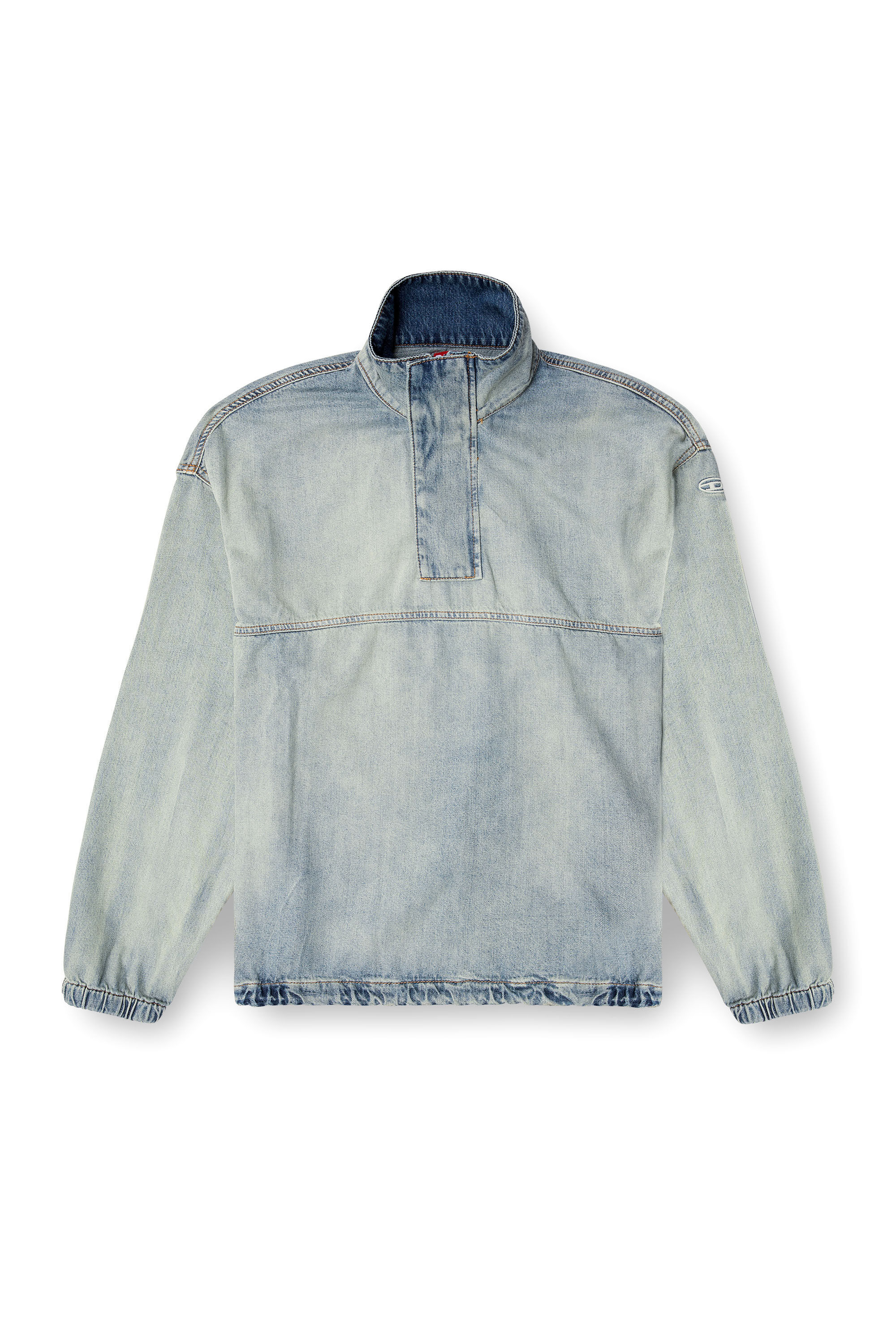 Diesel - D-FLOW-S1, Pull en denim bicolore clair Mixte in Bleu - 2