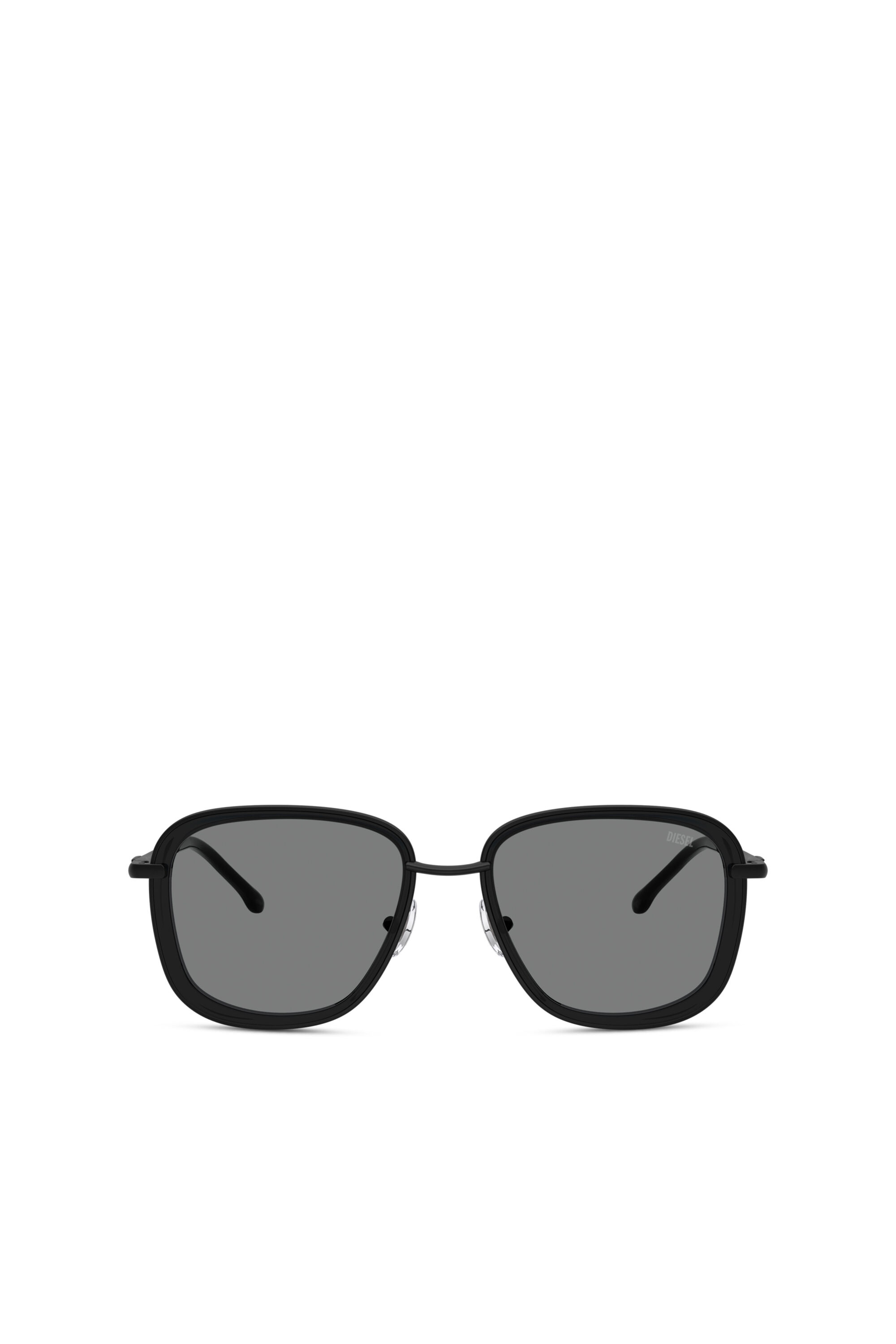 Diesel - 0DL1017, Lunettes de soleil carrées Mixte in Noir - 1