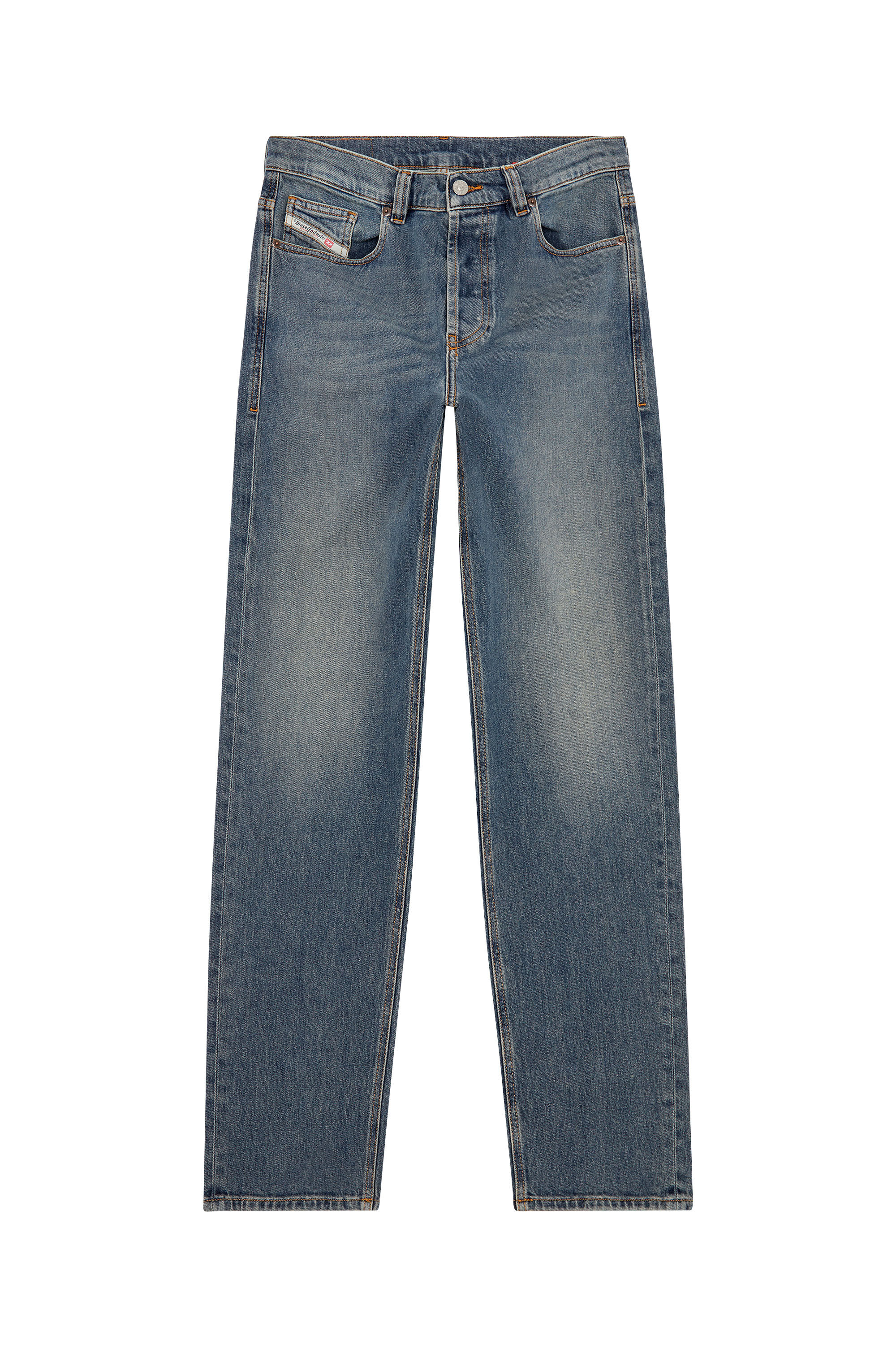 Diesel - Straight Jeans 2010 D-Macs 09F74, Bleu moyen - Image 2