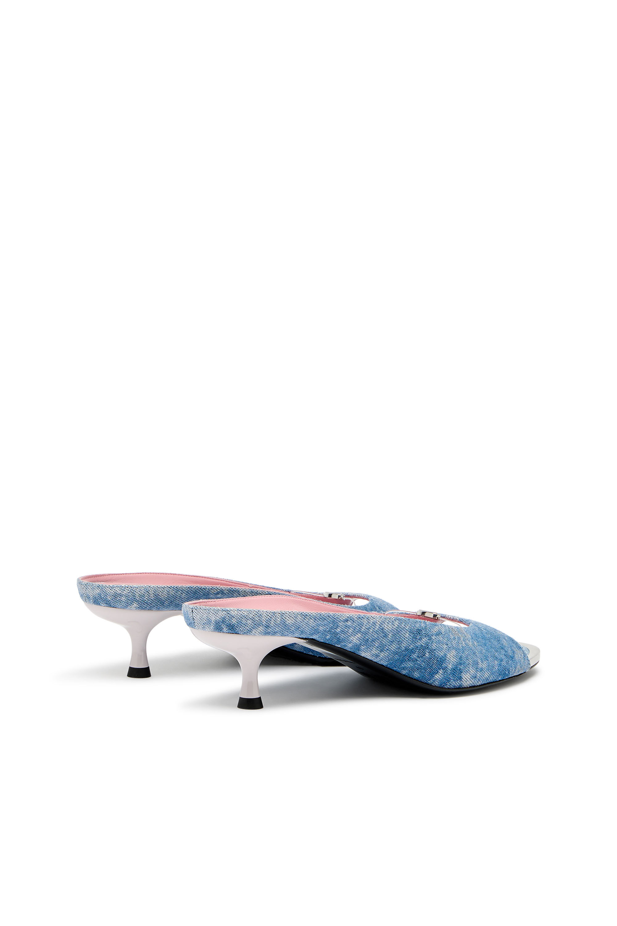 Diesel - D-DIAM'S-SA-40, D-Diam&rsquo;s-Mule en denim Low avec Oval D flottant Femme in ToBeDefined - 3