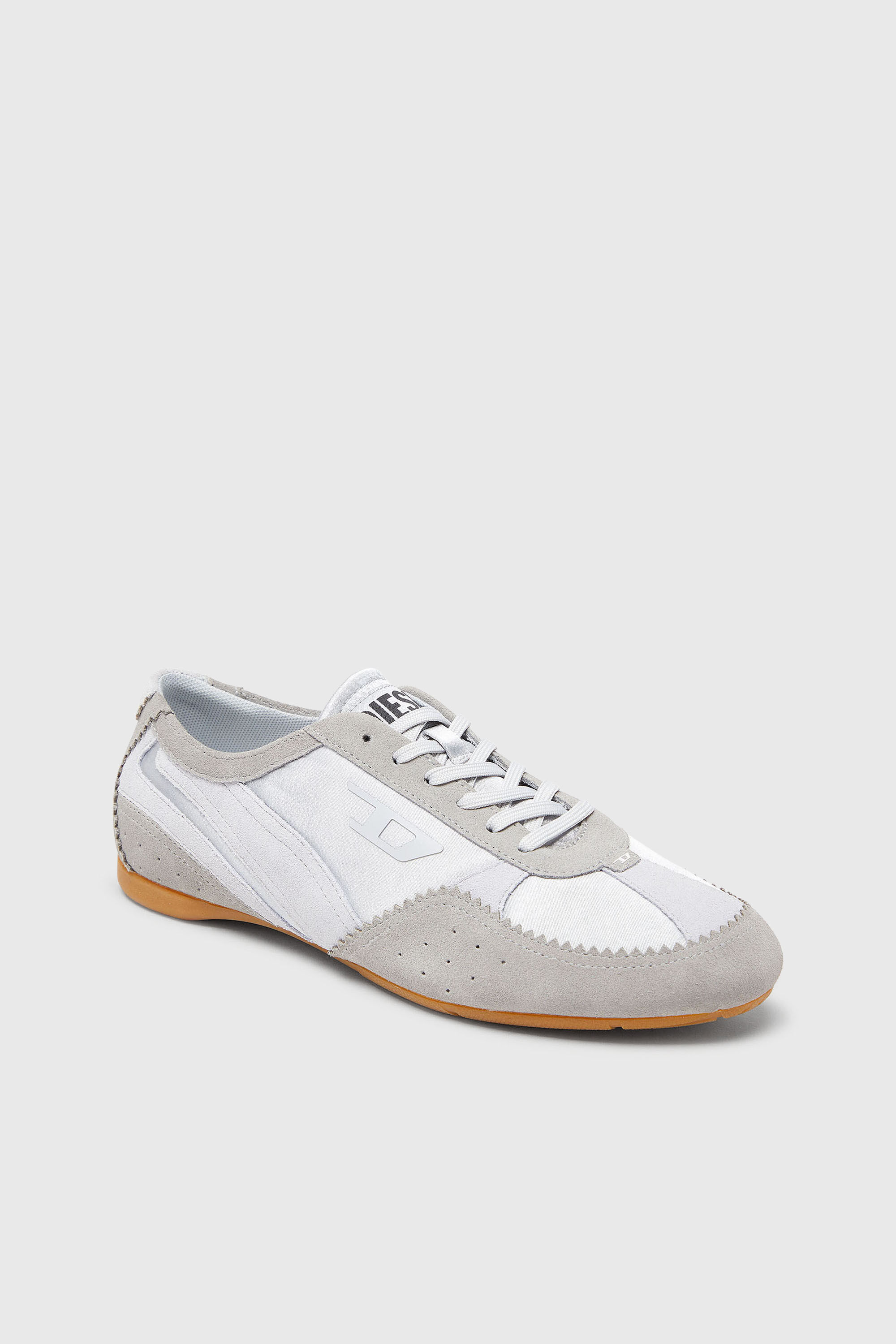 Diesel - D-MILE LOW II W, D-Mile-Baskets avec empi&egrave;cements en su&egrave;de Femme in Bleu - 6
