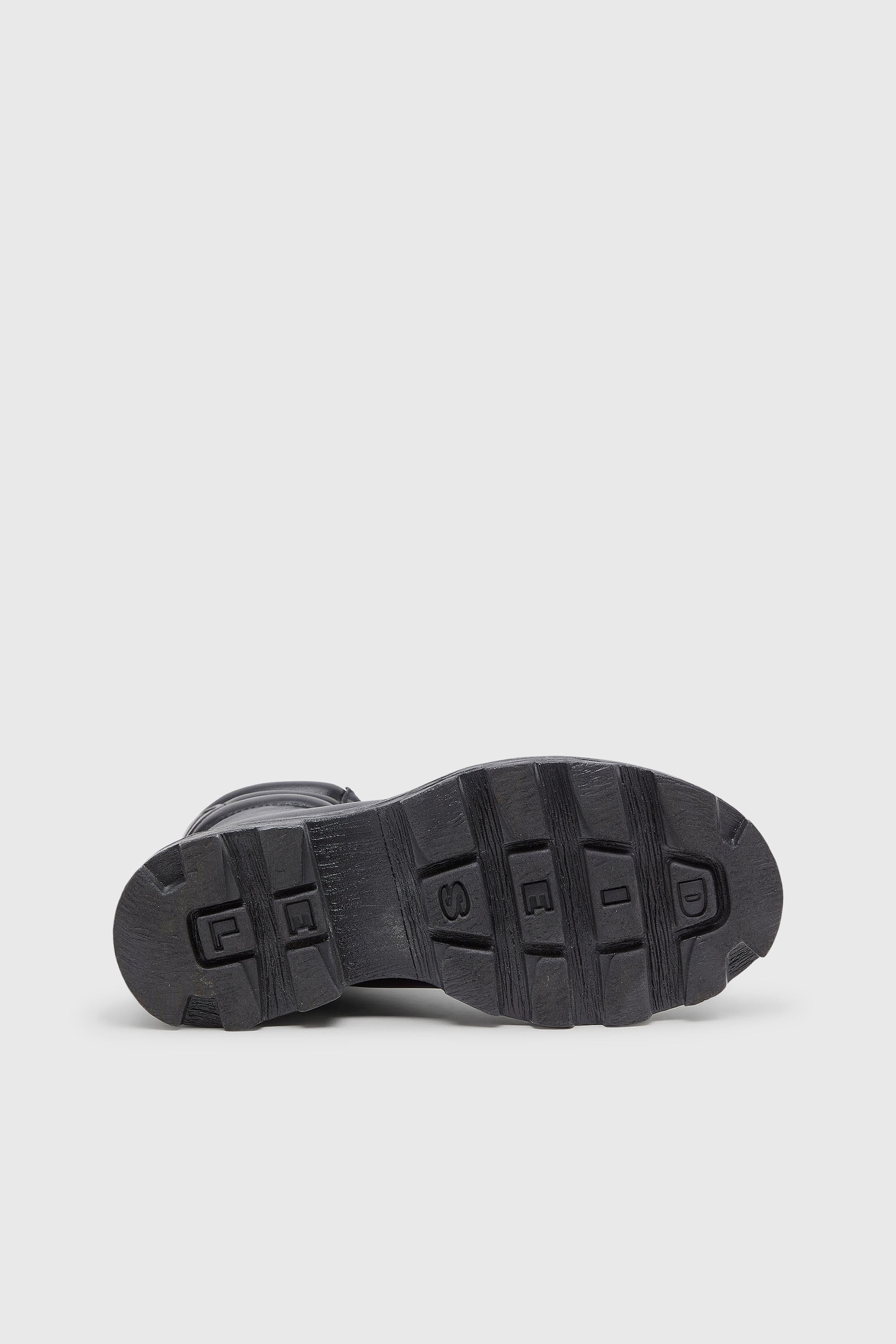 Diesel - D-HAMMER LACE UP, Man's D-Hammer - Combat boots in leather in Black - 5