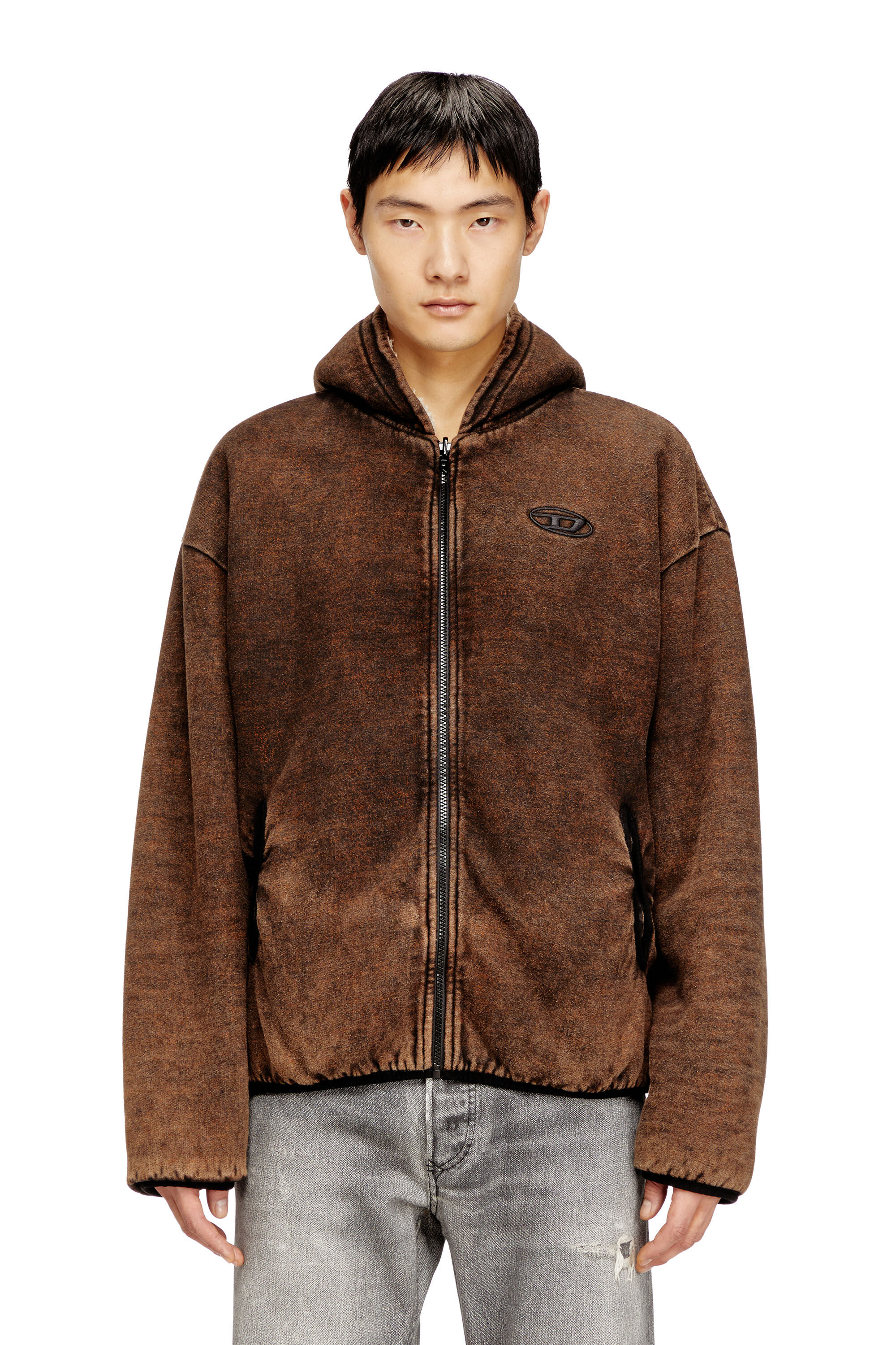 Diesel - S-BRYAN, Veste zippée à capuche réversible Homme in ToBeDefined - 3