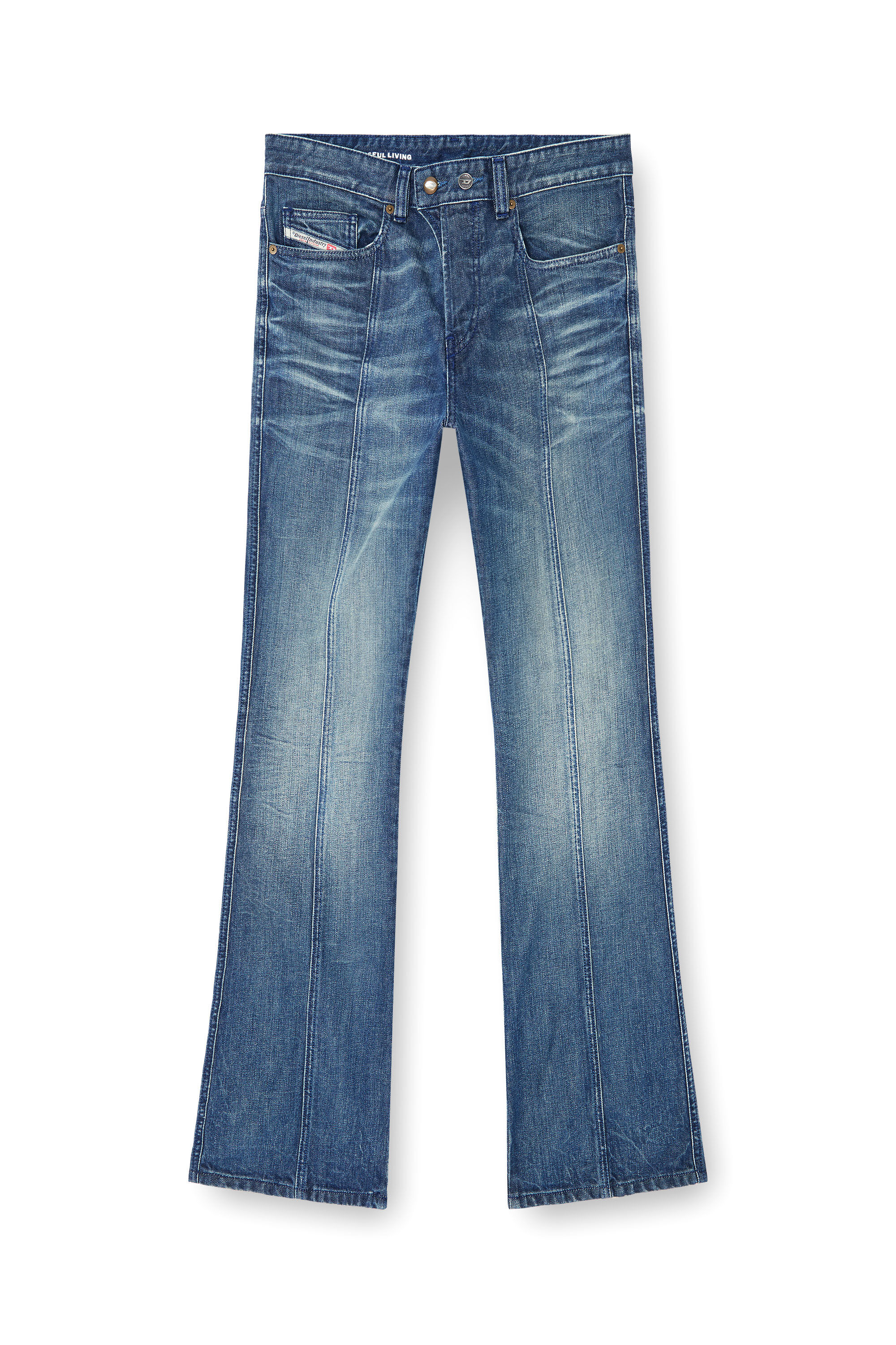 Diesel - Bootcut Jeans 1998 D-Buck 09Q29 Homme, Bleu moyen - Image 7