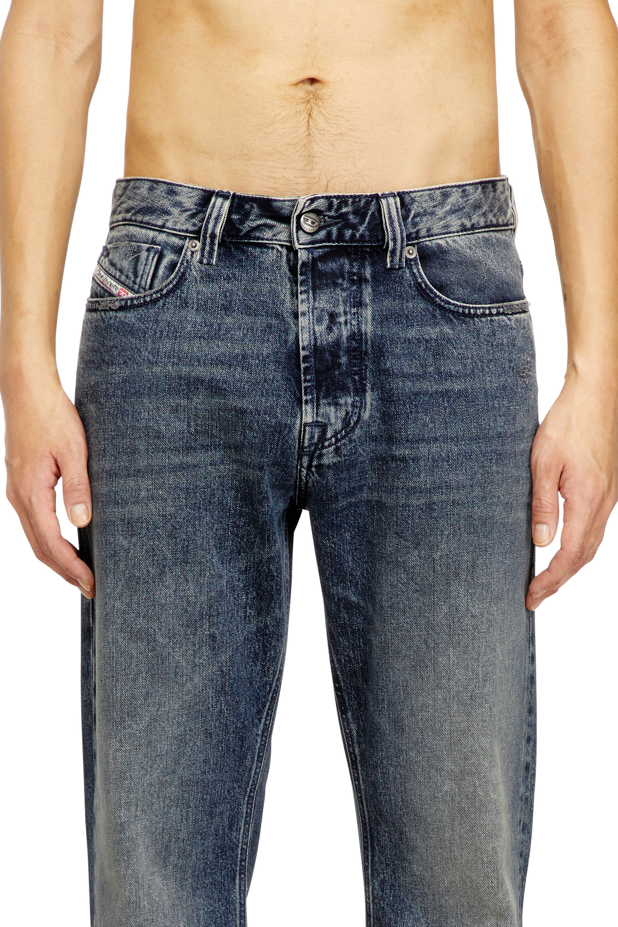 Diesel - Relaxed Jeans 1980 D-Eeper 09N68 Homme, Bleu Foncé - Image 5