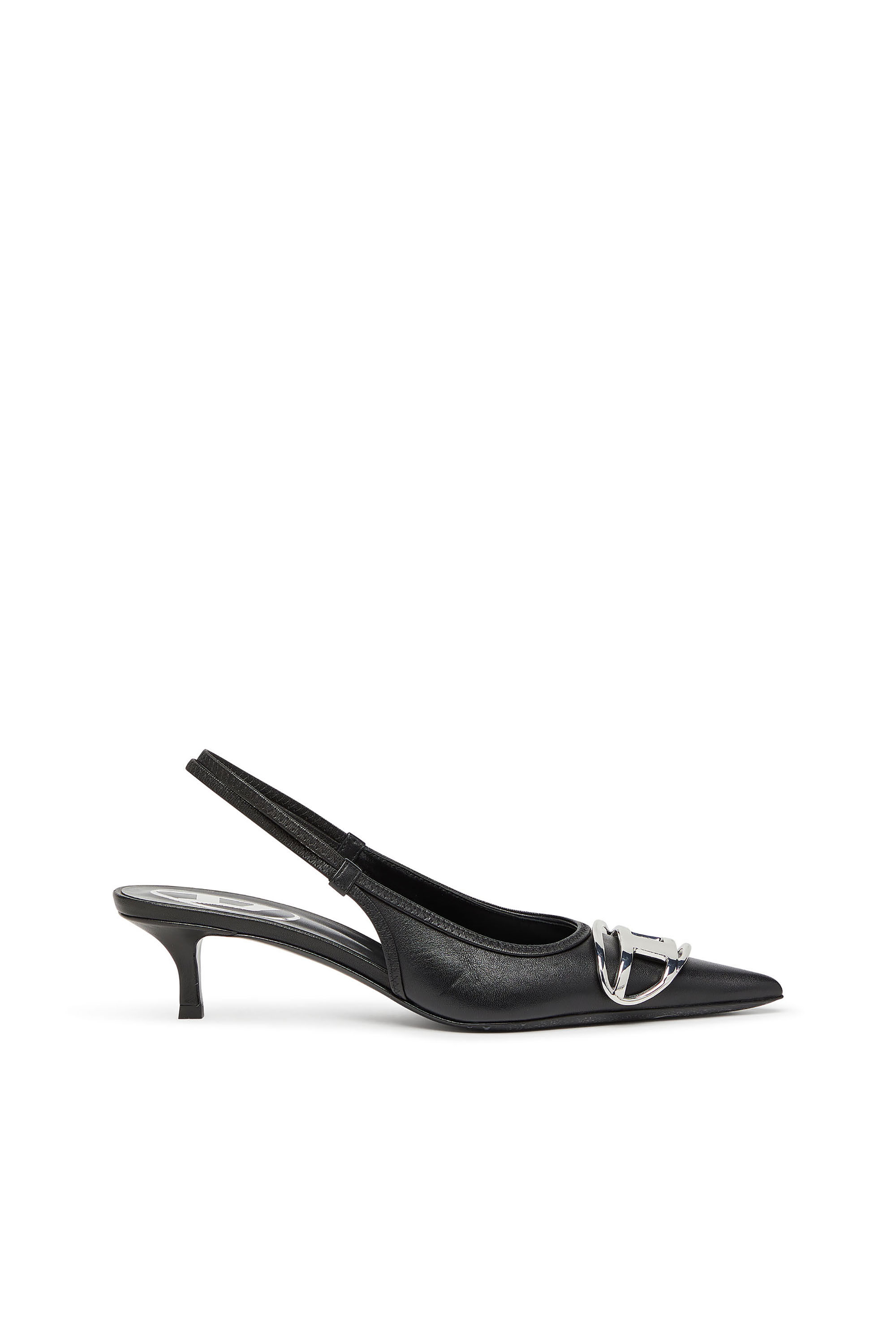 Diesel - D-VENUS SB 40, Escarpins à bride en cuir nappa Femme in Noir - 1
