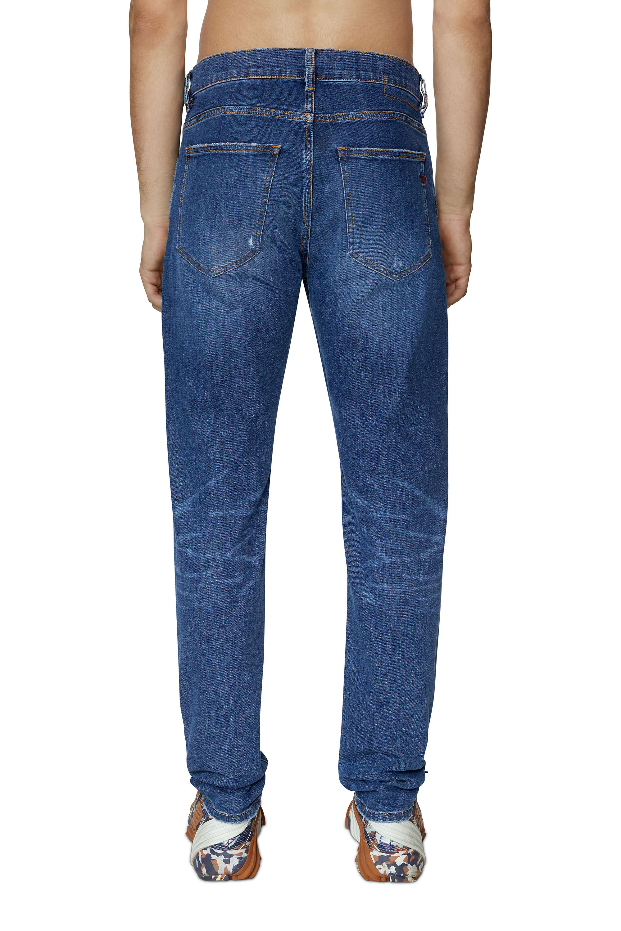 Diesel - 2019 D-STRUKT 09E07 Slim Jeans, Bleu moyen - Image 4