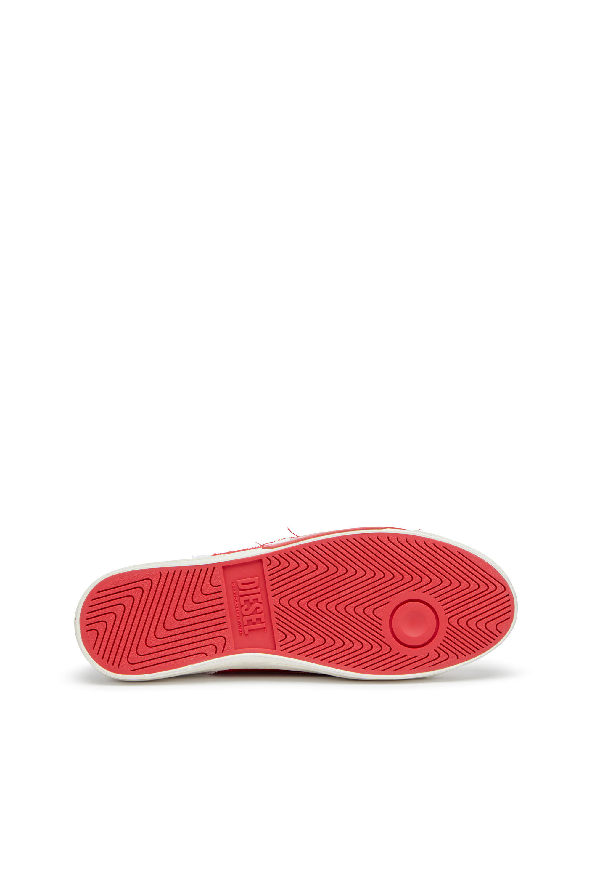 Diesel - S-D-VERSE MID, S-D-Verse-Sneakers montantes en toile à effet sali Homme in Polychrome - 5
