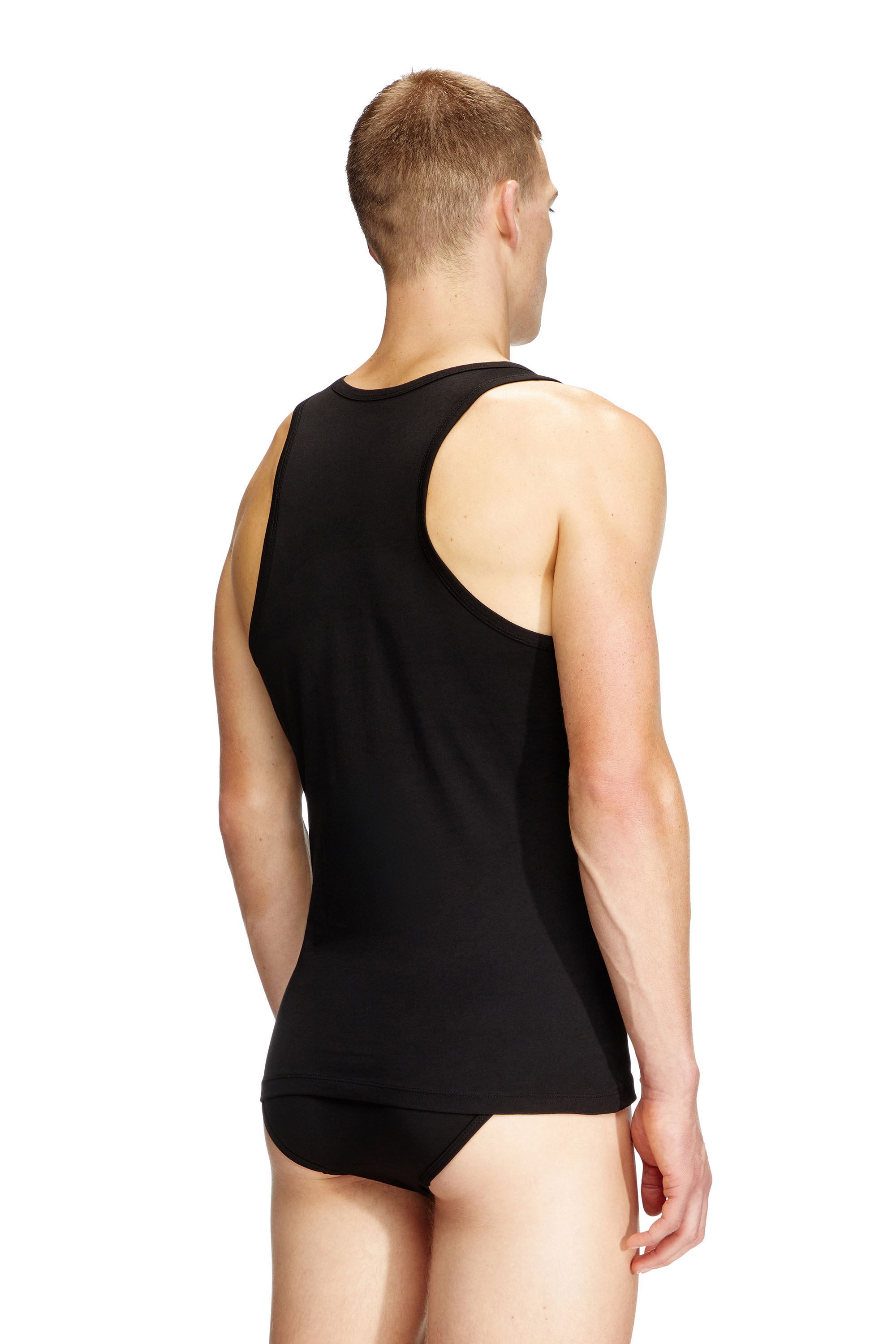 Diesel - WALTY-D-BOX-2PACK, Lot de deux gilets en coton Homme in Noir - 4