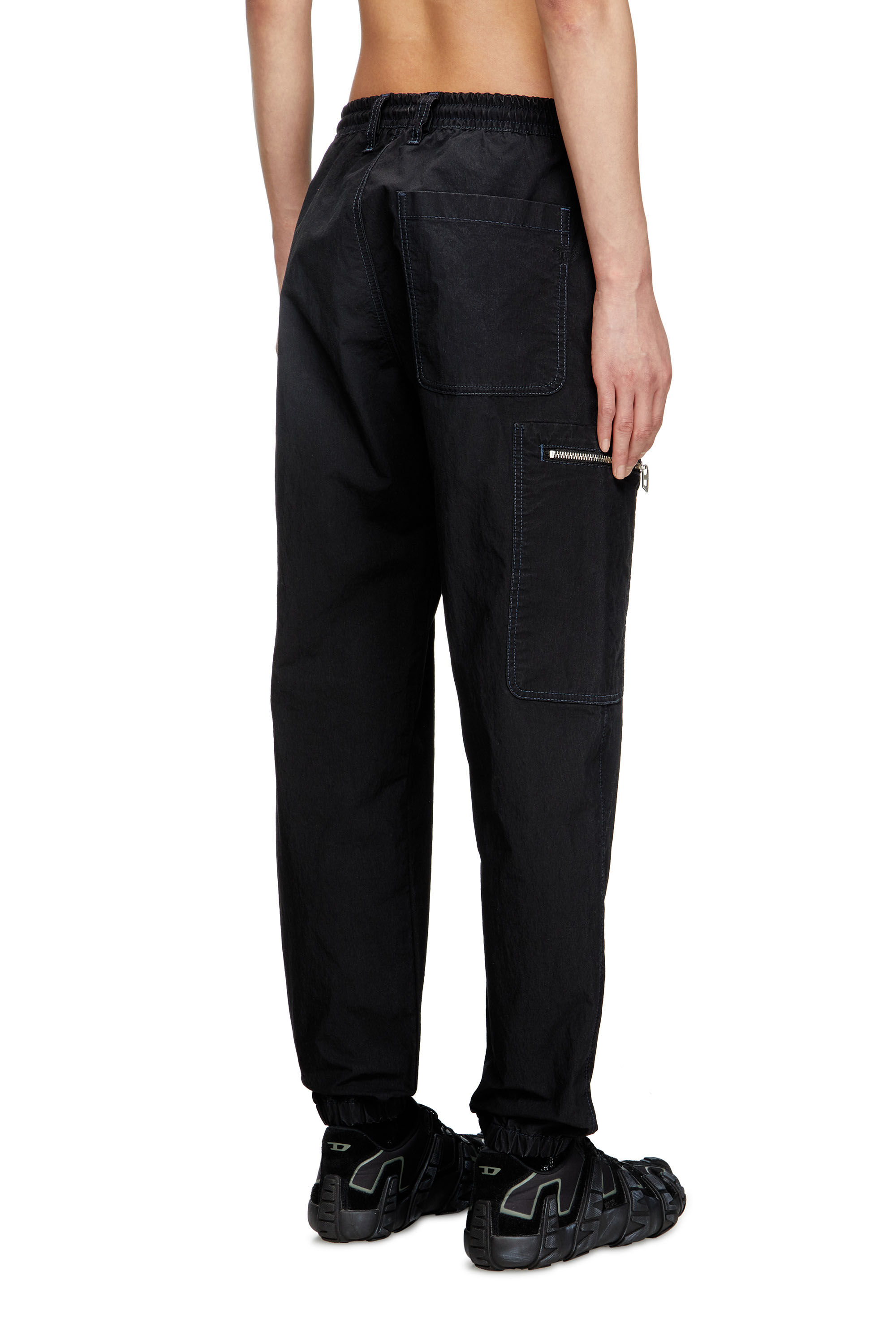 Diesel - Slim D-Lab JoggJeans® 068SJ Mixte, Noir/Gris foncé - Image 4