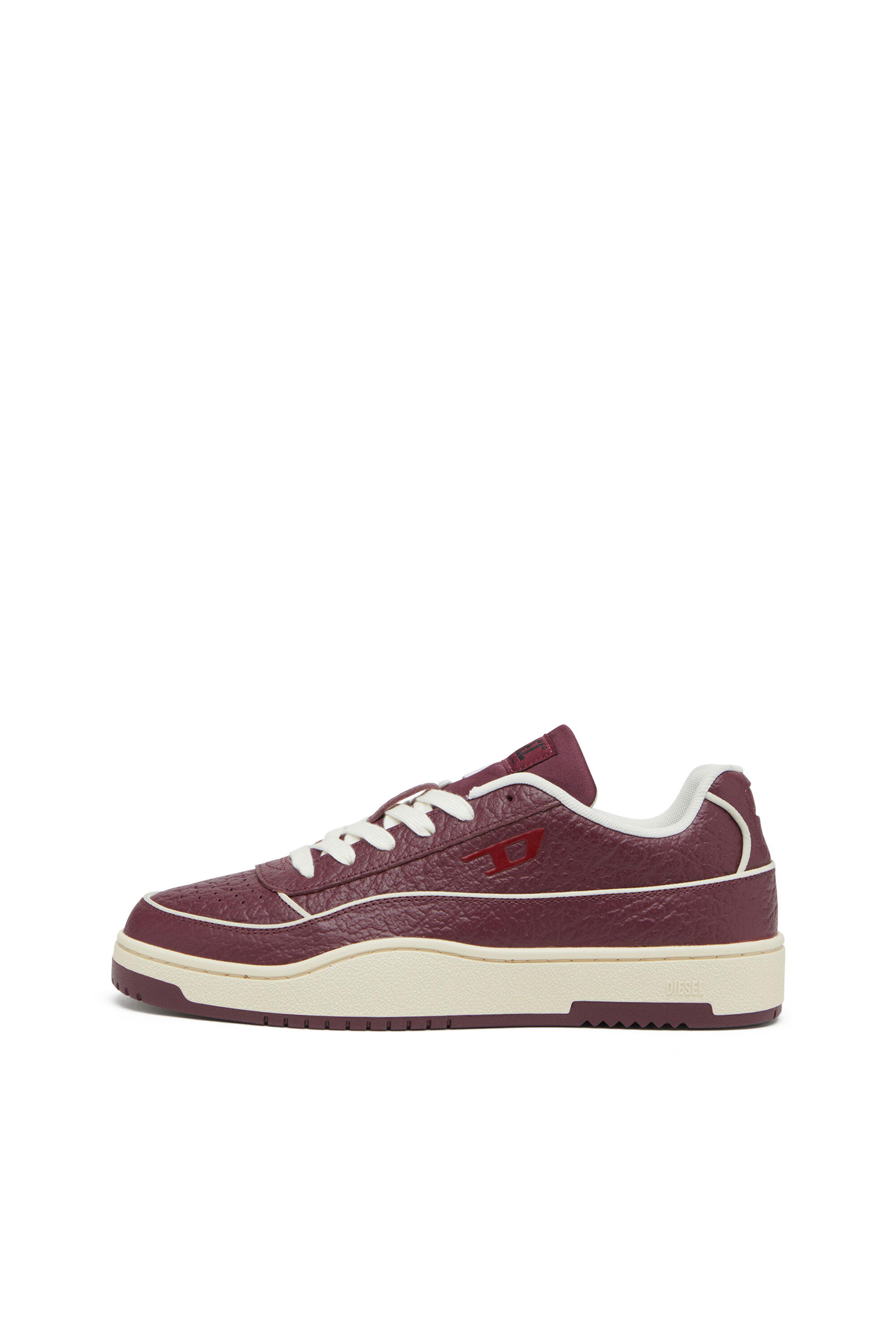 Diesel - S-TRACKER-D LOW, S-Tracker-D-Sneakers en cuir texturé Homme in Rouge - 7